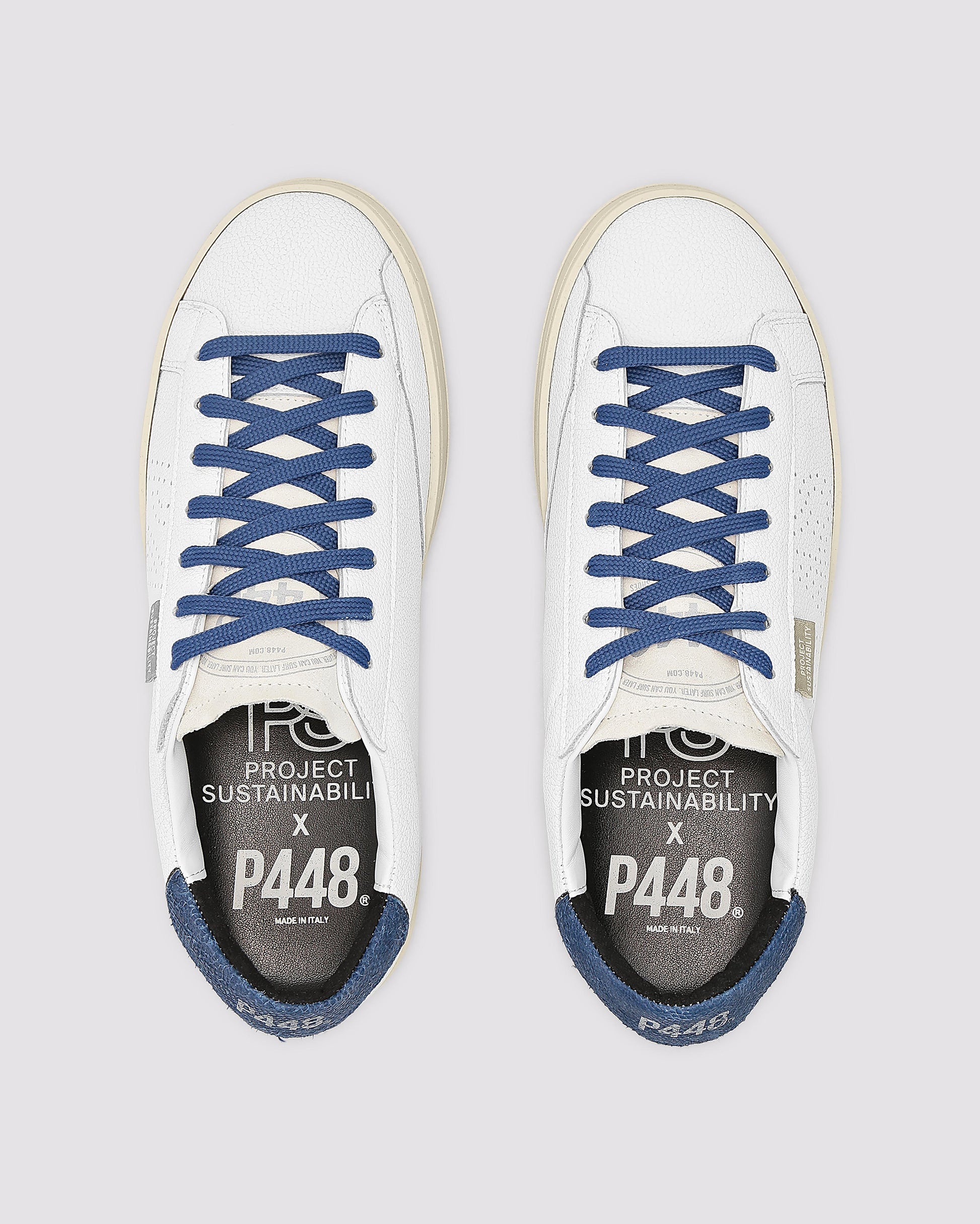 P448 John Lionfish White/Navy Sneaker - Women|Men