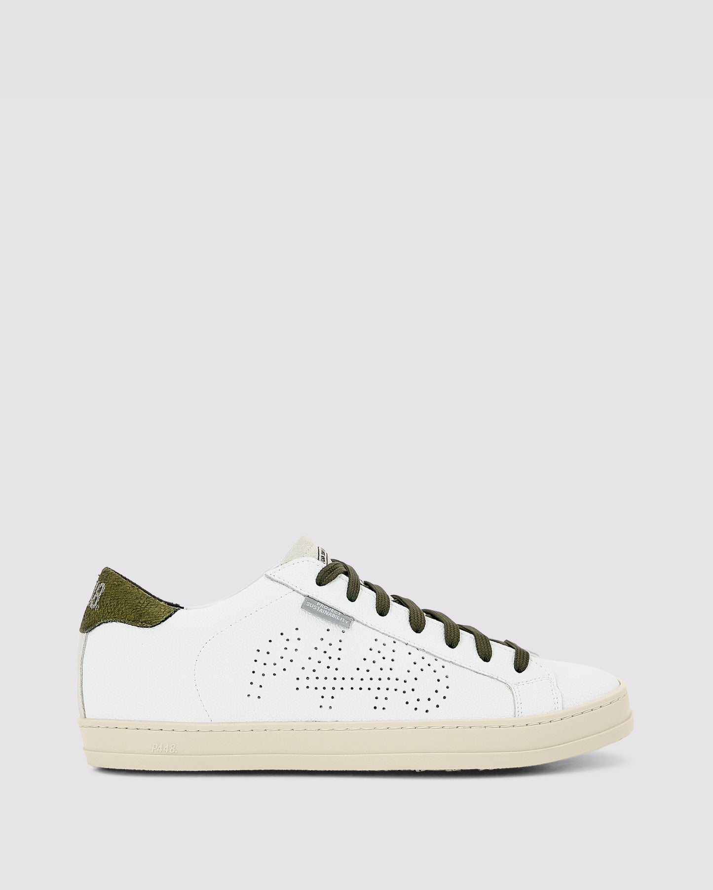 P448 John Lionfish White/Army Sneaker - Women|Men