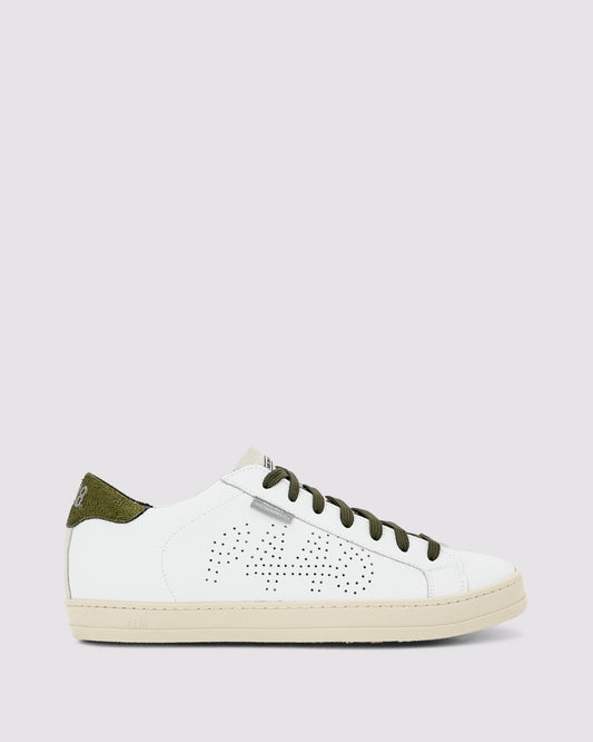 P448 John Lionfish White/Army Sneaker - Women|Men