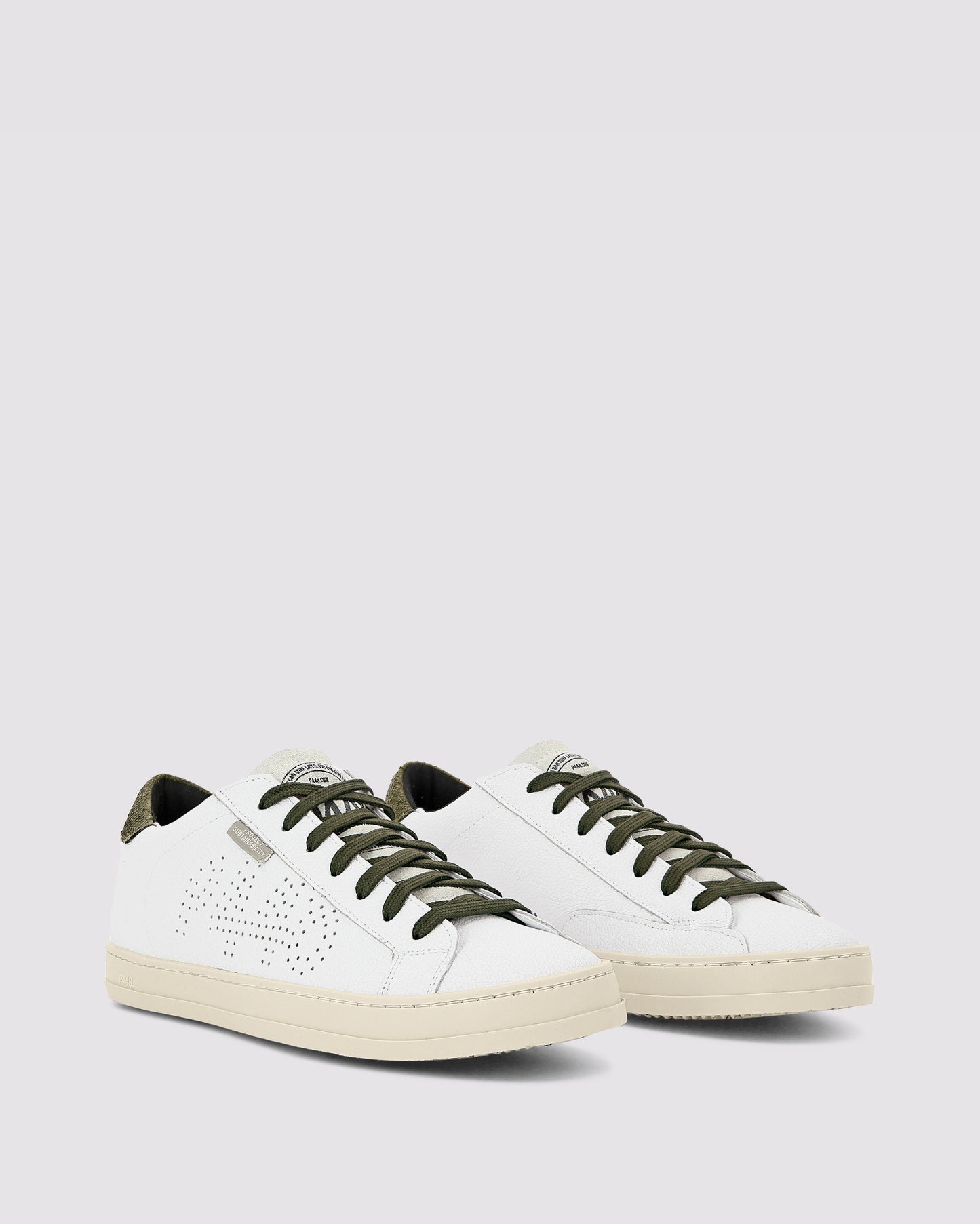 P448 John Lionfish White/Army Sneaker - Women|Men