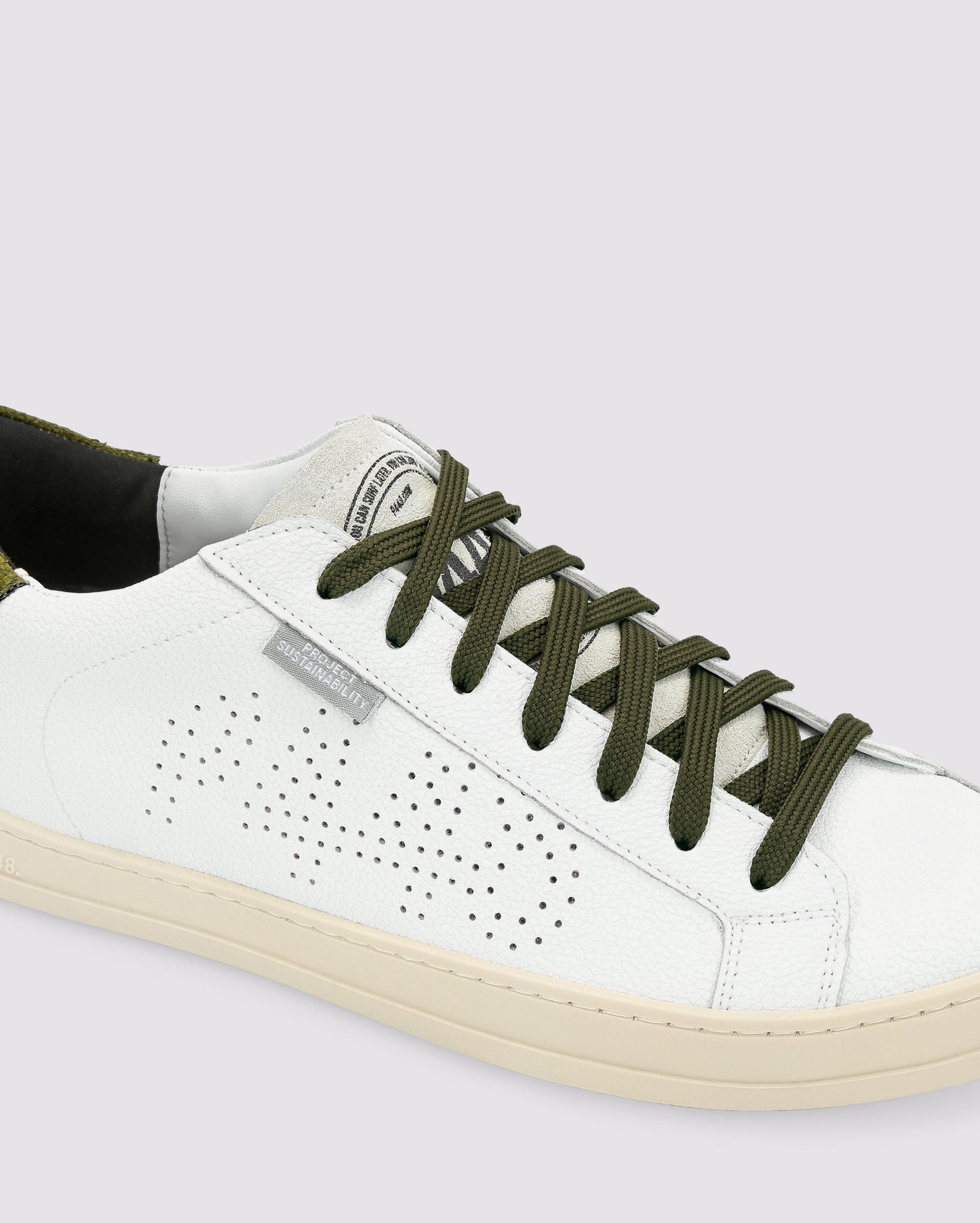 P448 John Lionfish White/Army Sneaker - Women|Men