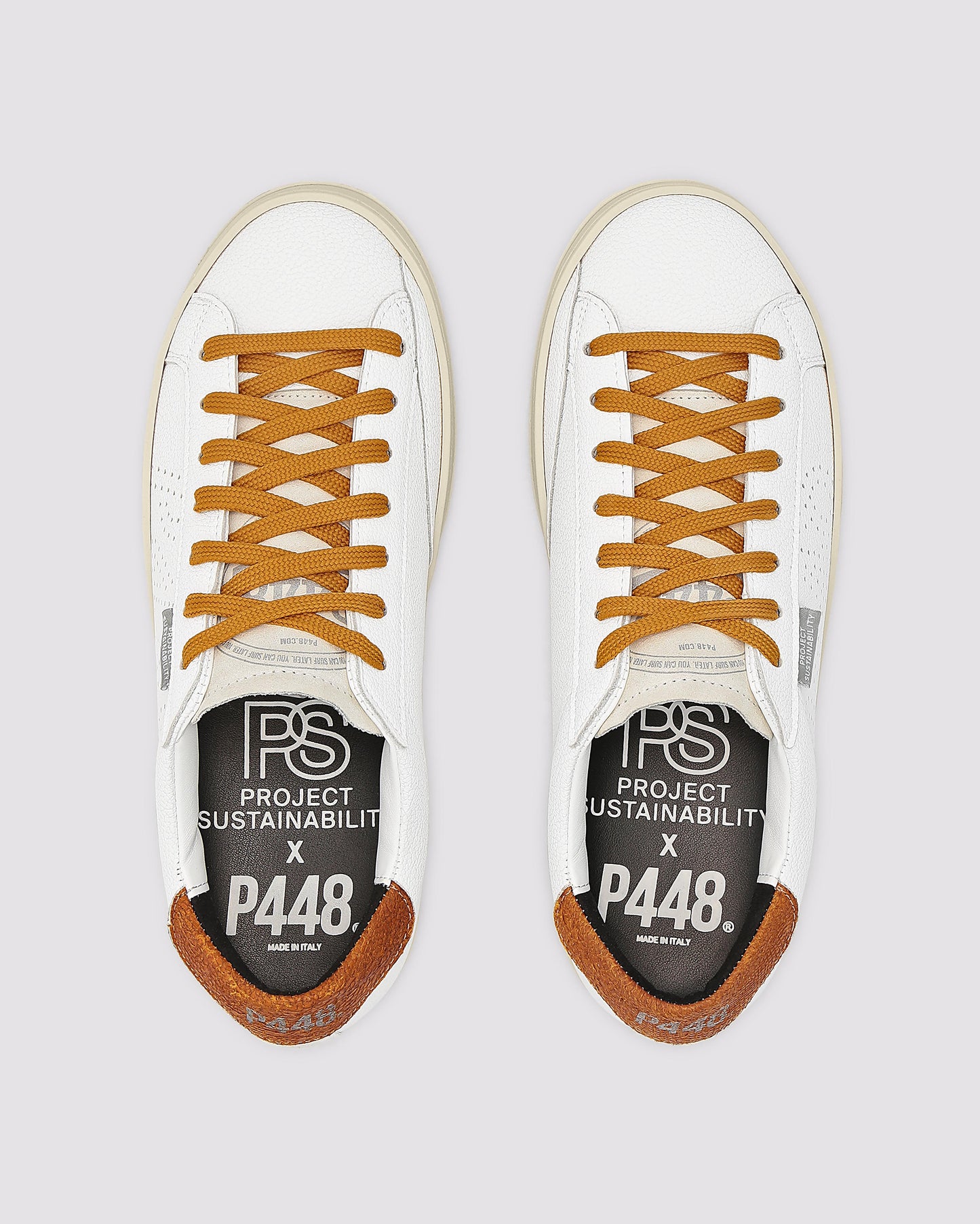 P448 John Lionfish White/Mustard Sneaker - Women|Men
