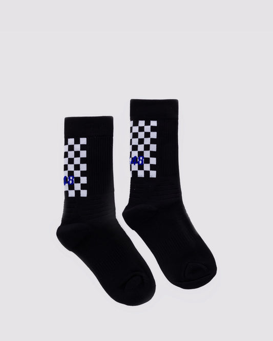 P448 Socks Black/Check - Women|Men