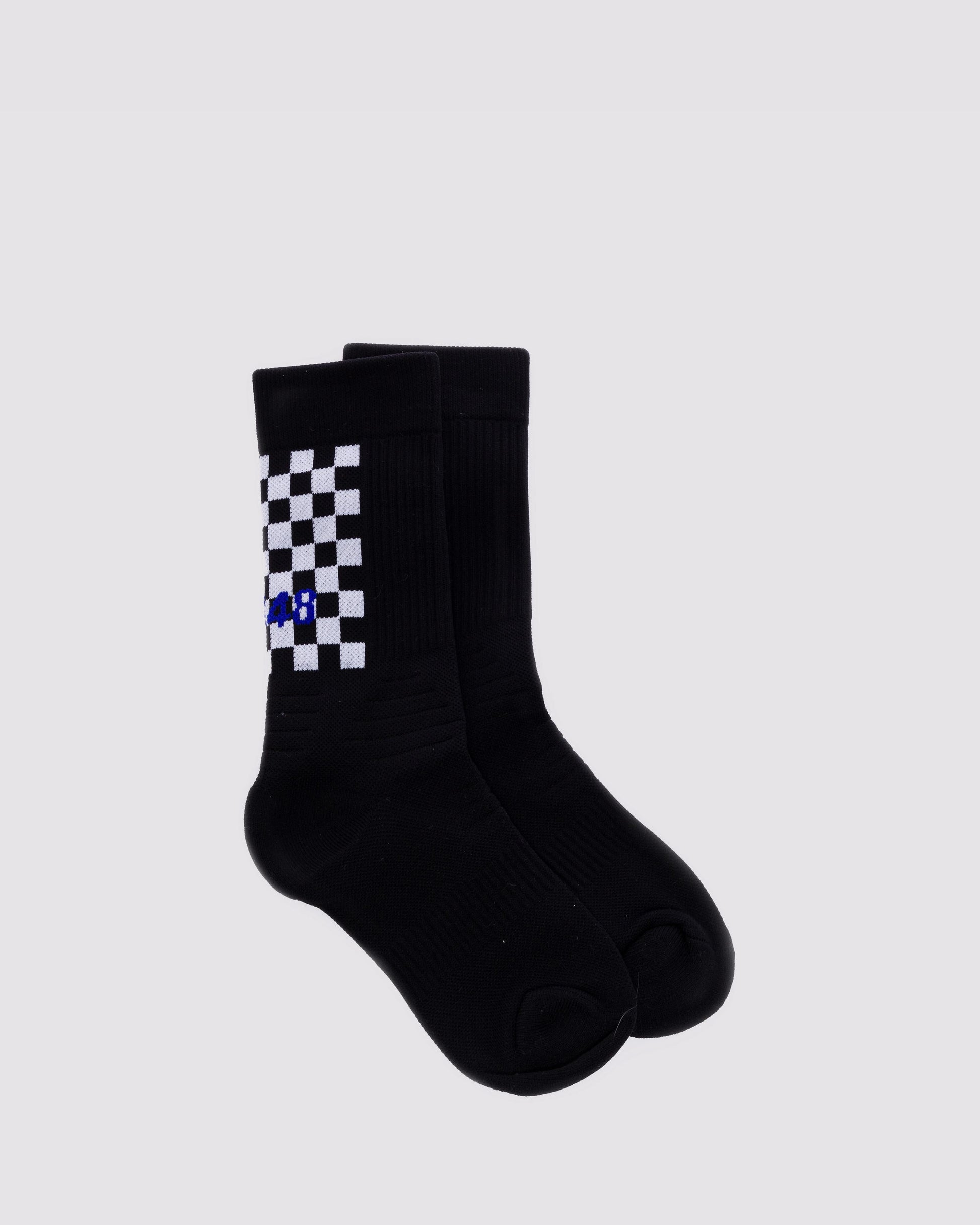 P448 Socks Black/Check - Women|Men