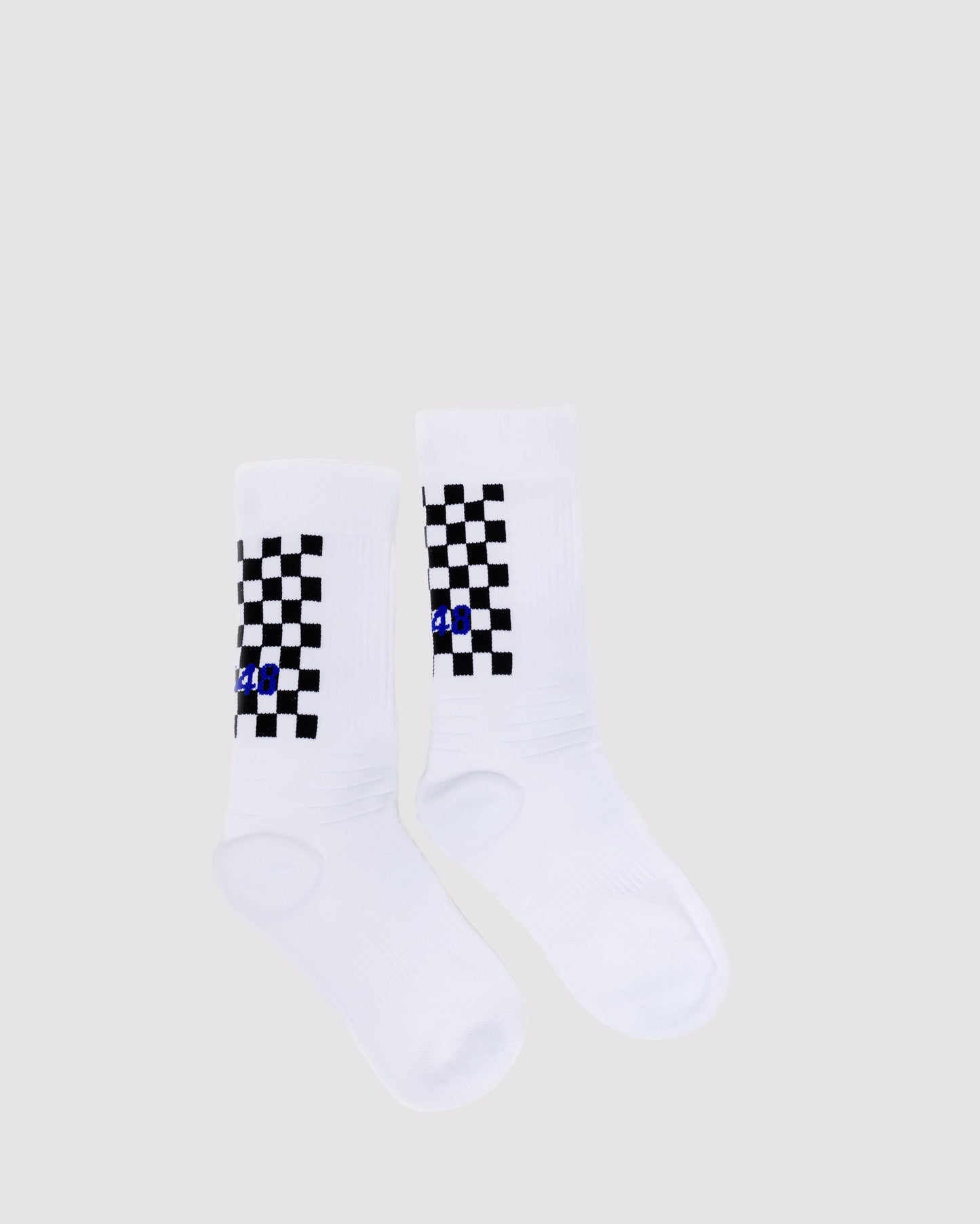 P448 Socks White/Check - Women|Men