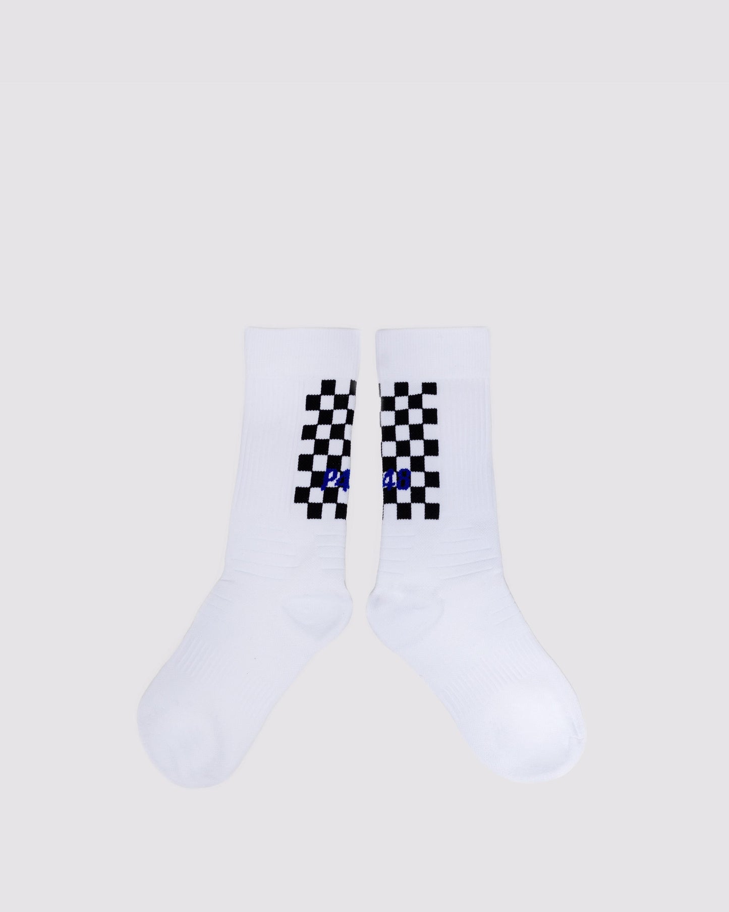P448 Socks White/Check - Women|Men