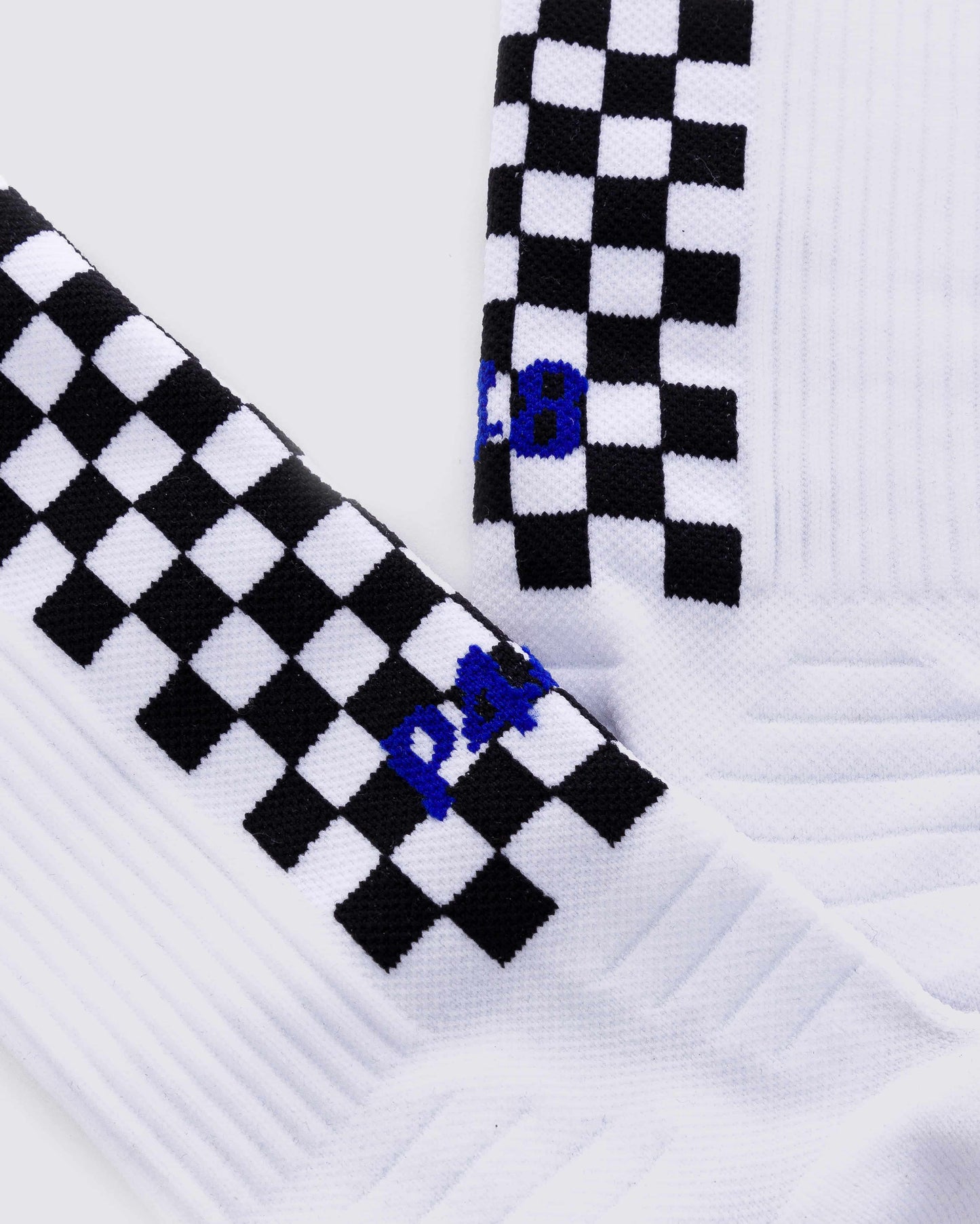 P448 Socks White/Check - Women|Men
