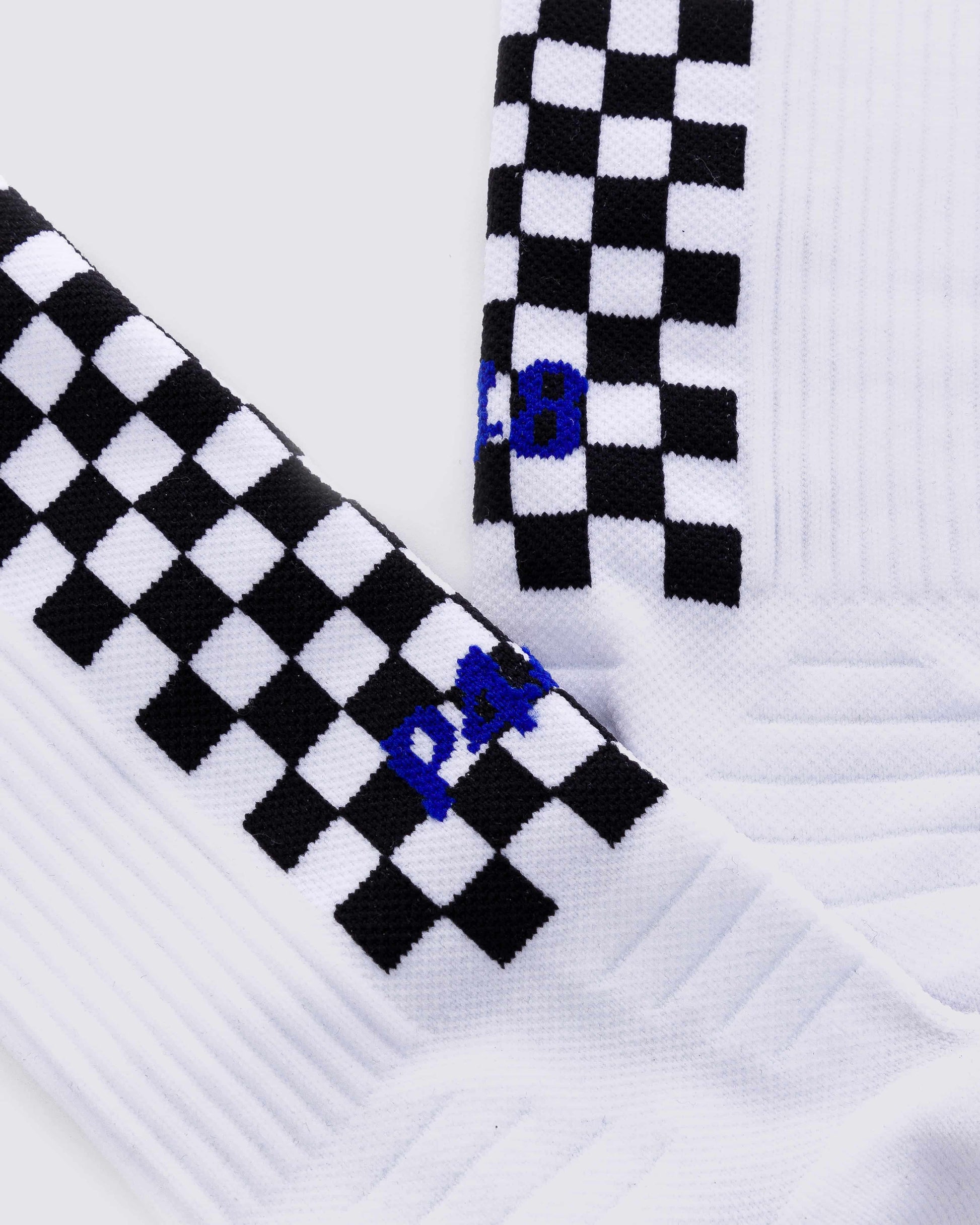 P448 Socks White/Check - Women|Men