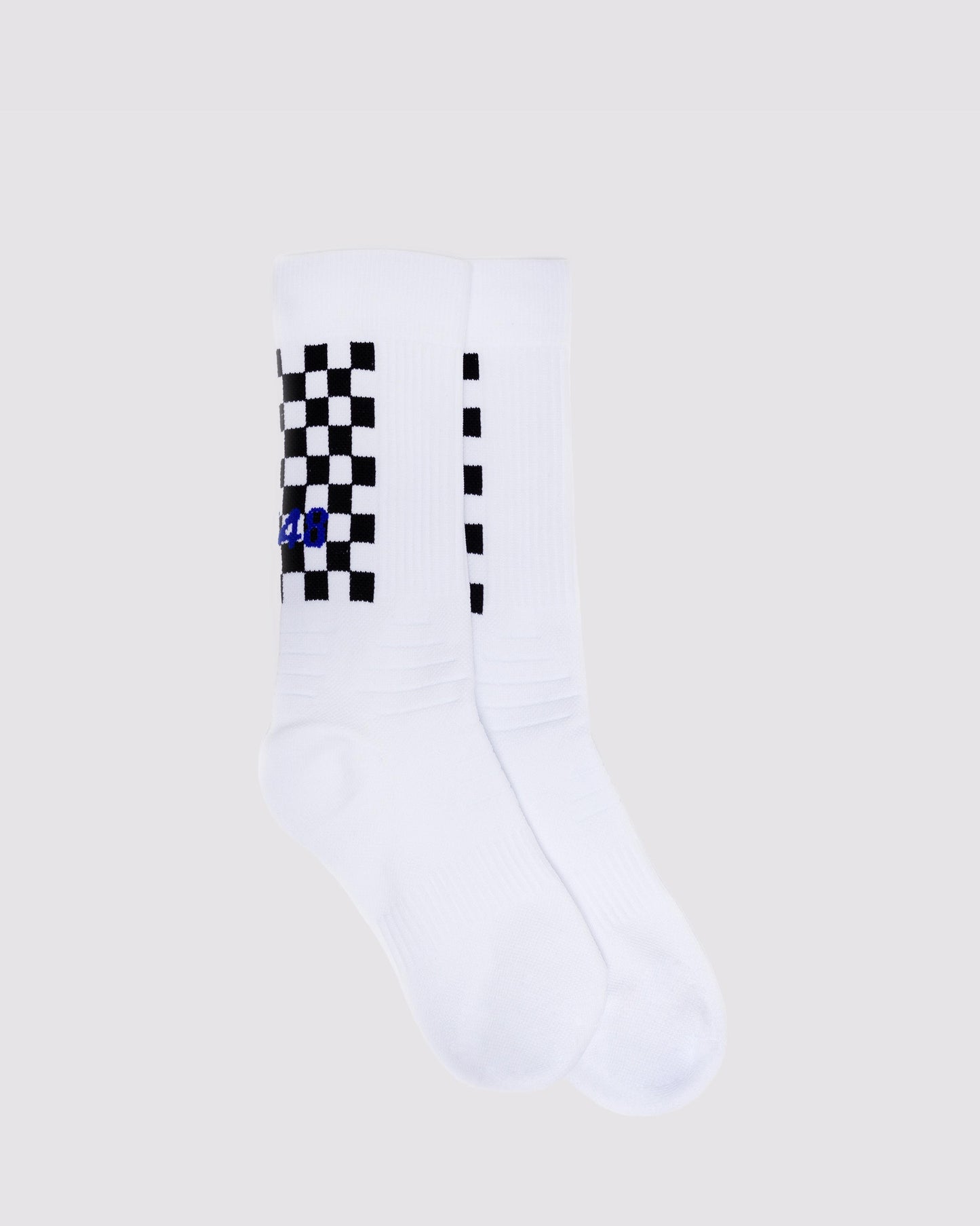 P448 Socks White/Check - Women|Men