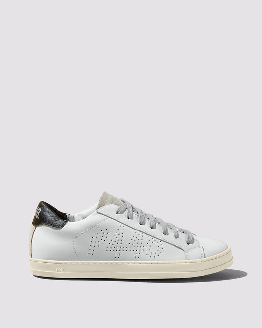 P448 John White/Black Sneaker - Women|Men