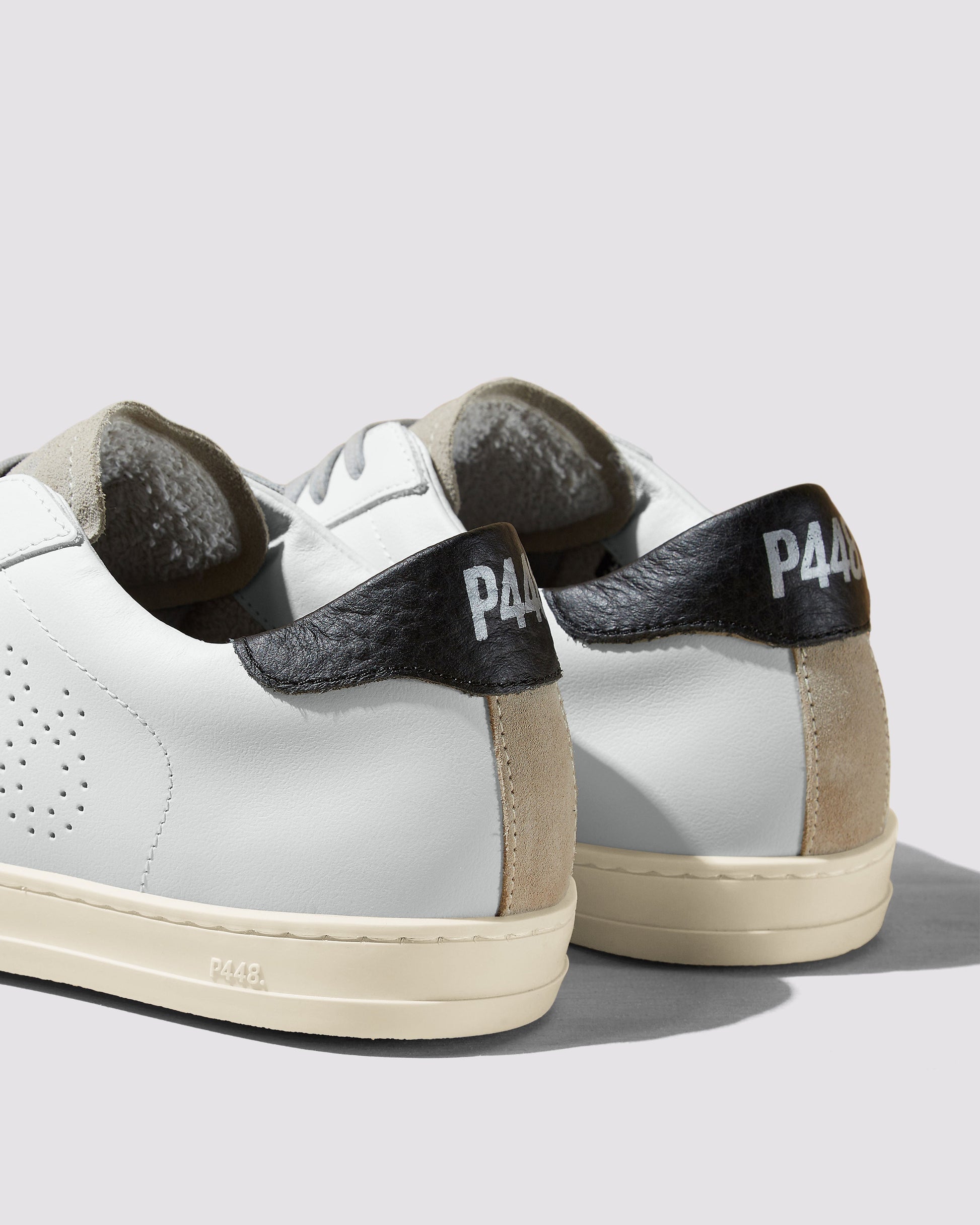 P448 John White/Black Sneaker - Women|Men