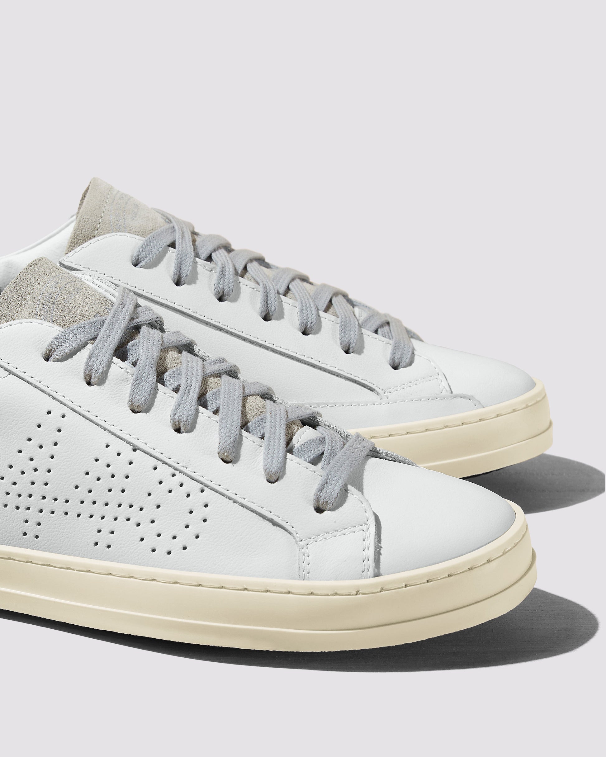 P448 John White/Black Sneaker - Women|Men
