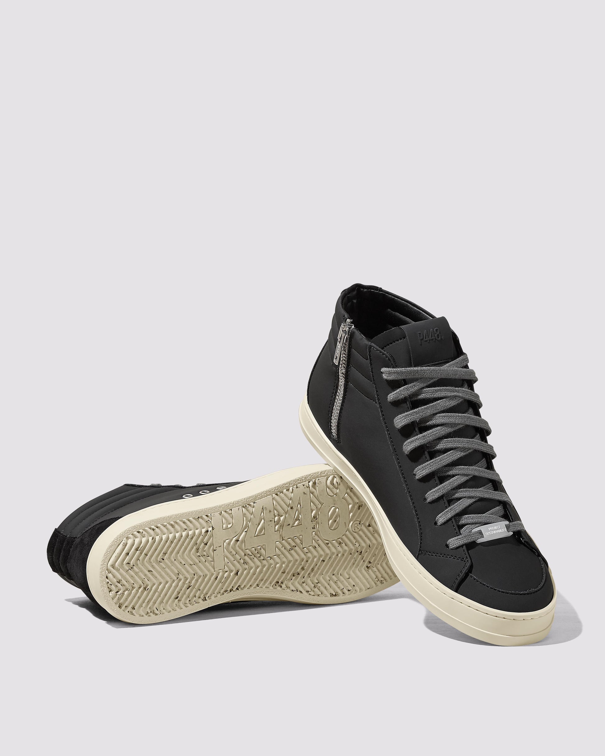 P448 Skate Recycled Black Sneaker - Women|Men
