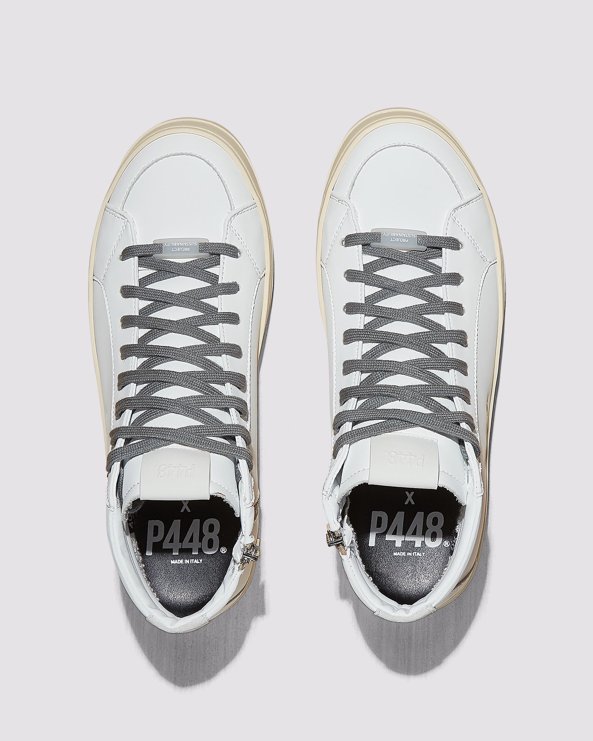 P448 Skate Recycled White Sneaker - Women|Men