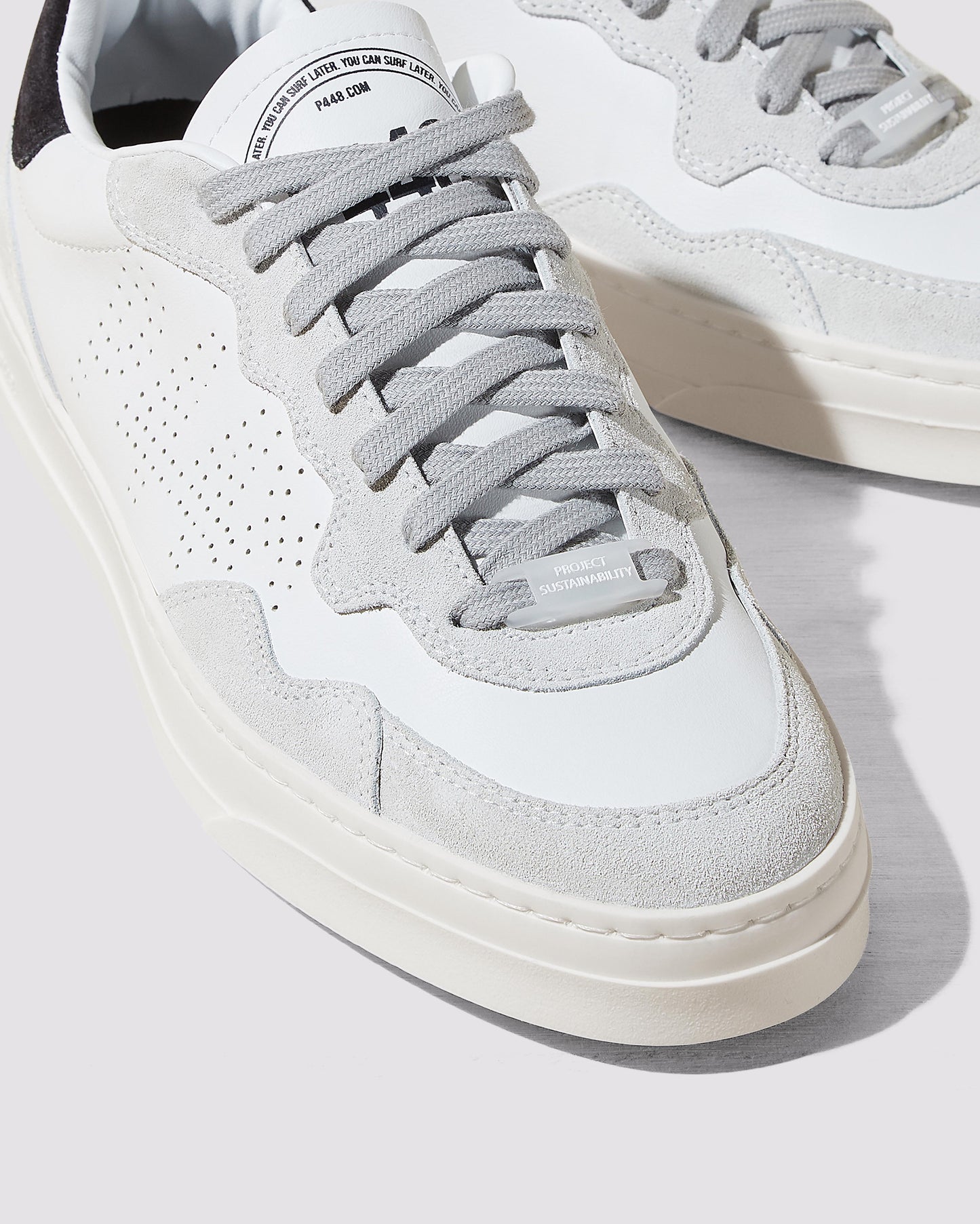 P448 Bali Recycled White/Black Sneaker - Men|Women