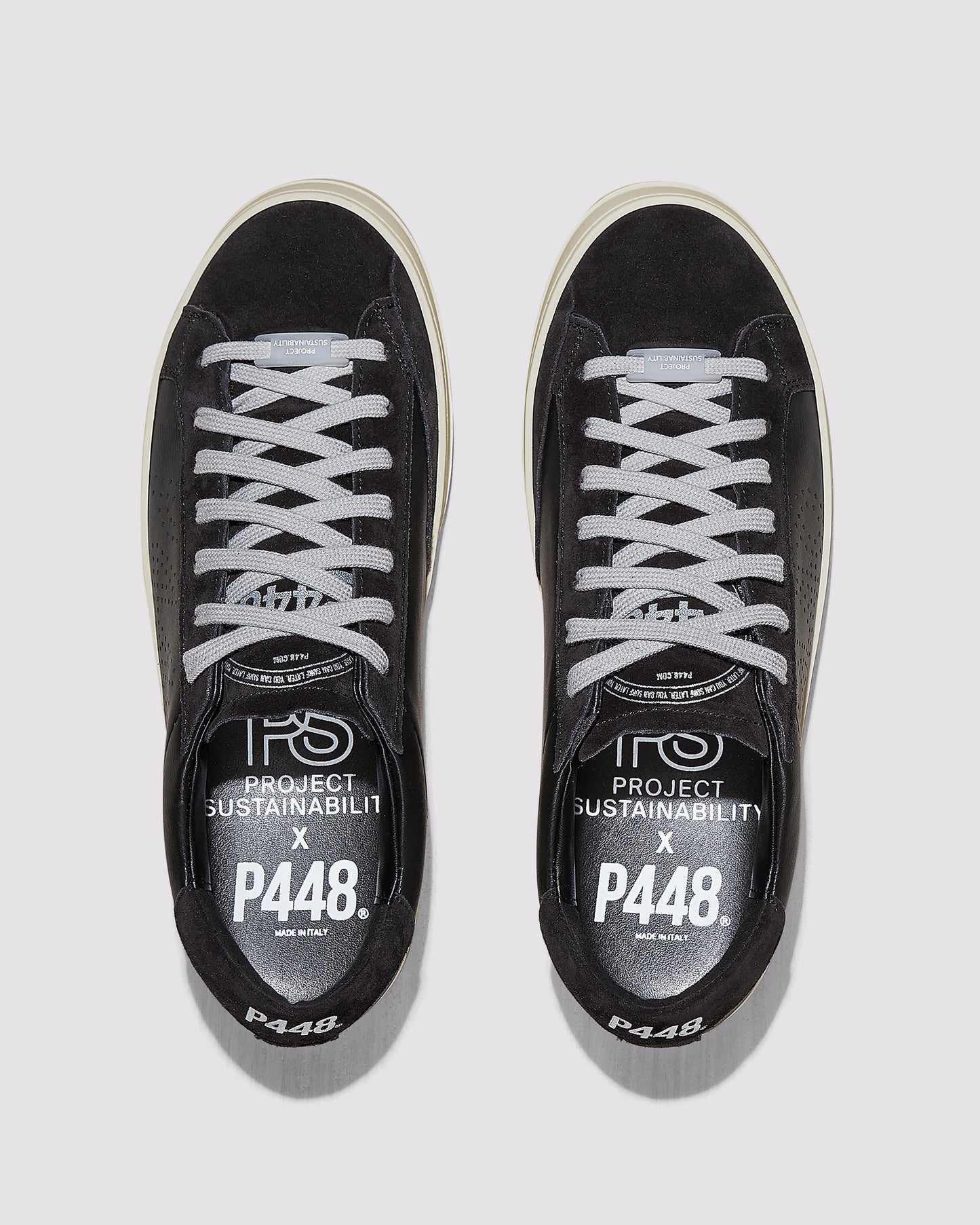P448 John Recycled Black Sneaker - Men|Women