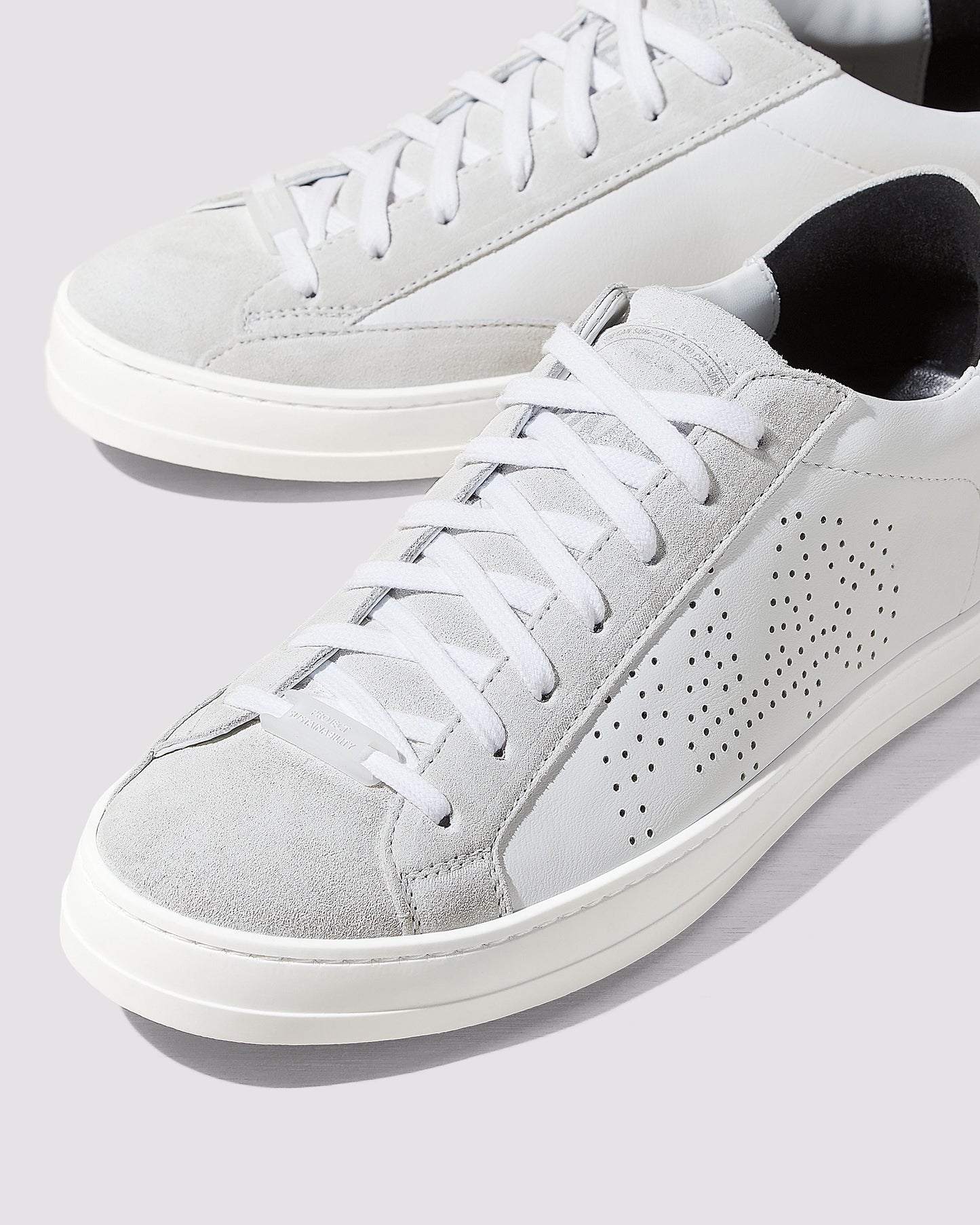 P448 John Recycled White Sneaker - Women|Men