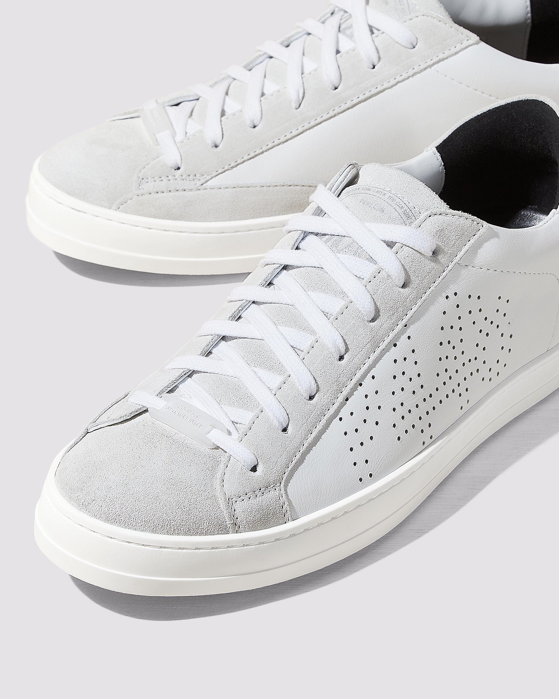 P448 John Recycled White Sneaker - Women|Men