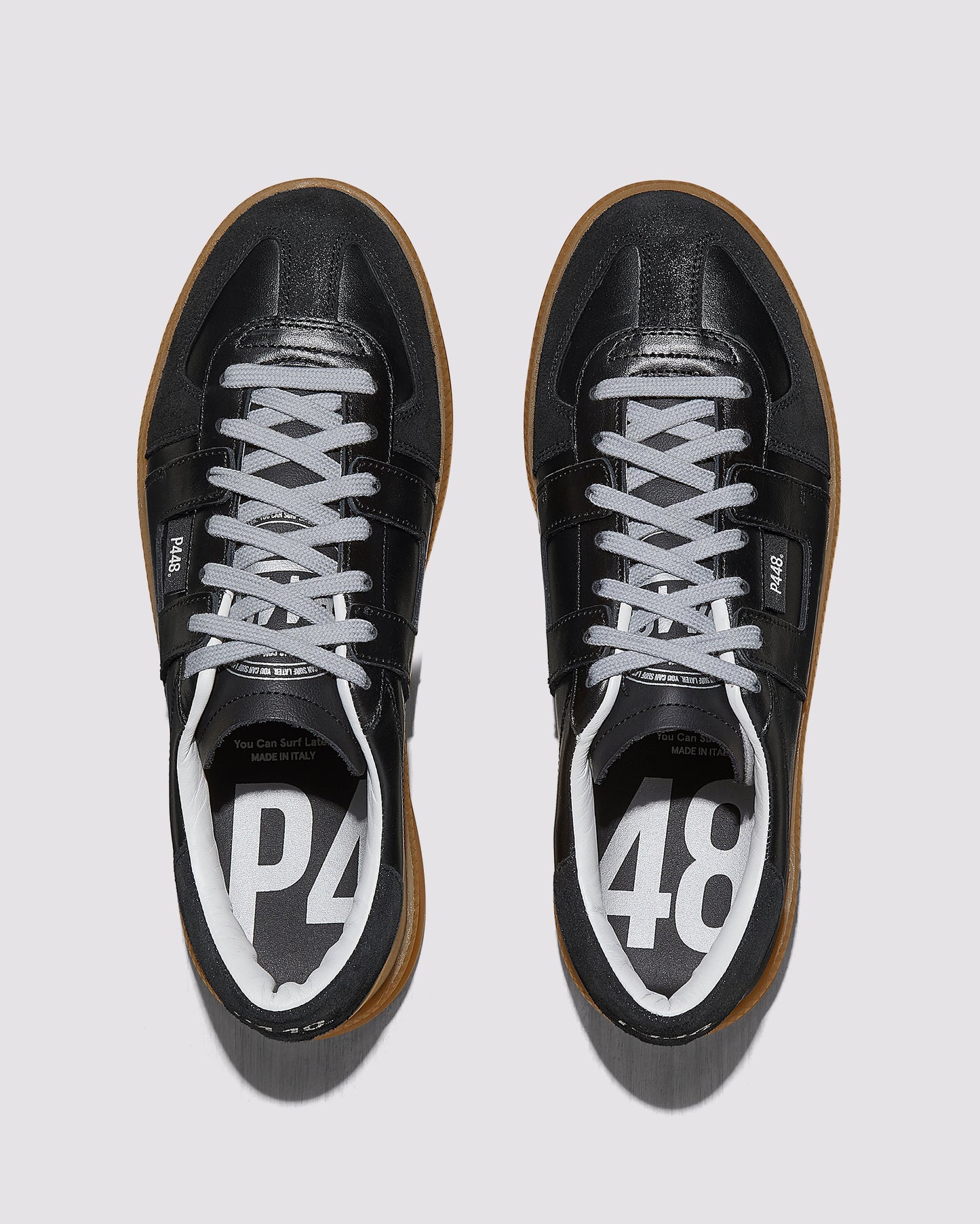 P448 Monza Glitterfine/Black Sneaker - Women