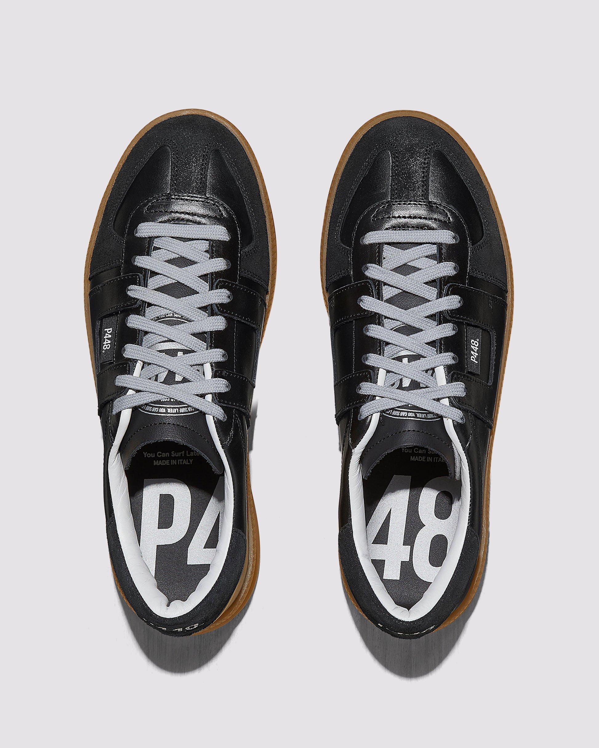 P448 Monza Glitterfine/Black Sneaker - Women