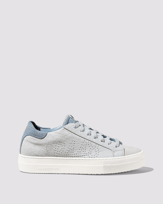 P448 Thea Celeste/White Sneaker - Women