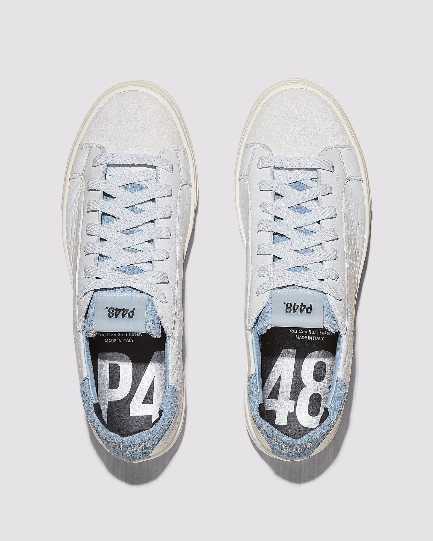 P448 Thea Celeste/White Sneaker - Women