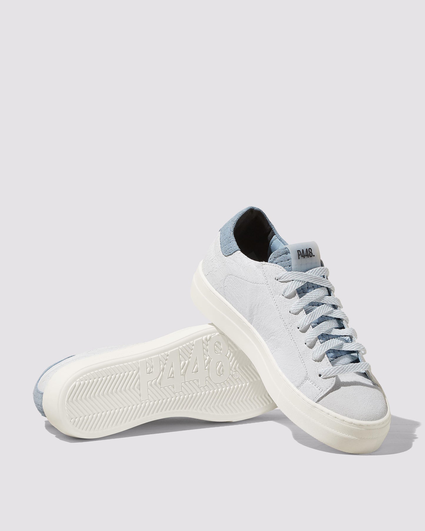 P448 Thea Celeste/White Sneaker - Women