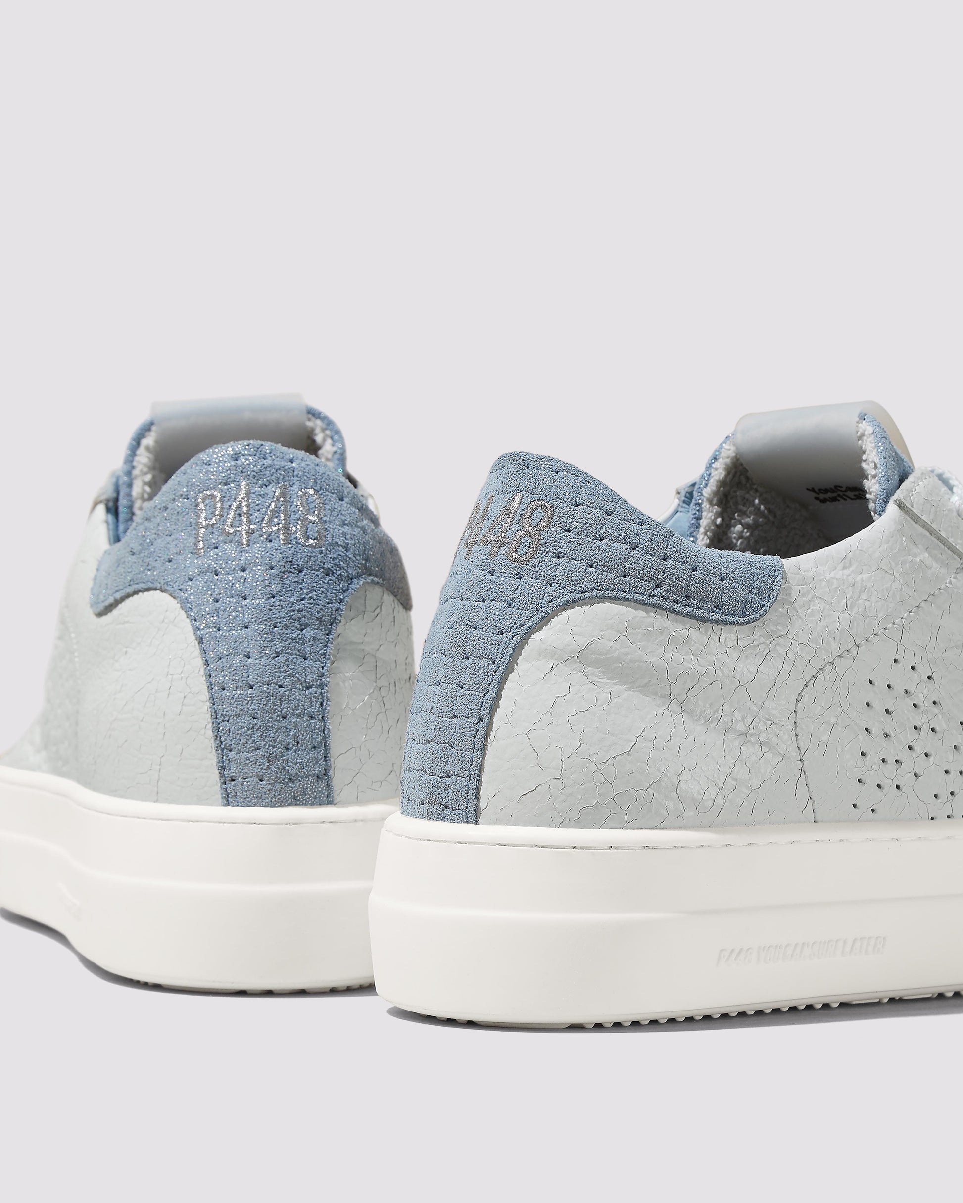 P448 Thea Celeste/White Sneaker - Women