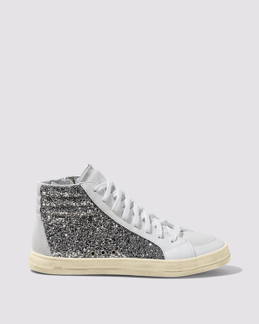 P448 Skate Recycled White/Silver Sneaker - Women