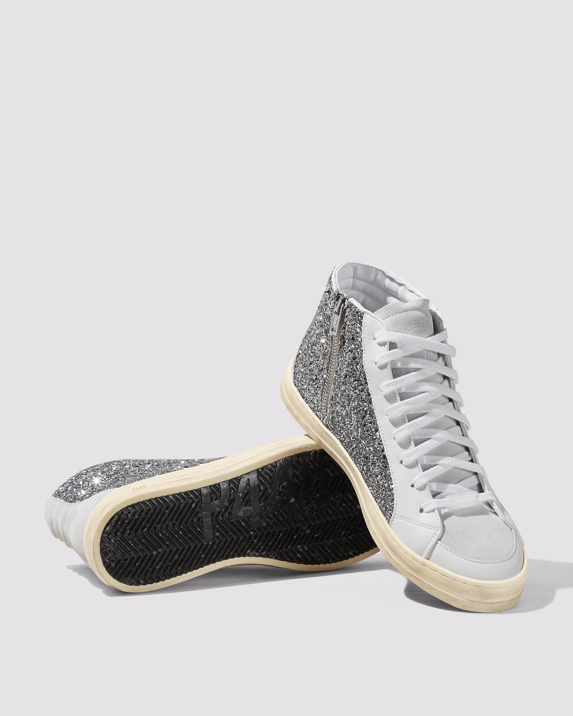 P448 Skate Recycled White/Silver Sneaker - Women