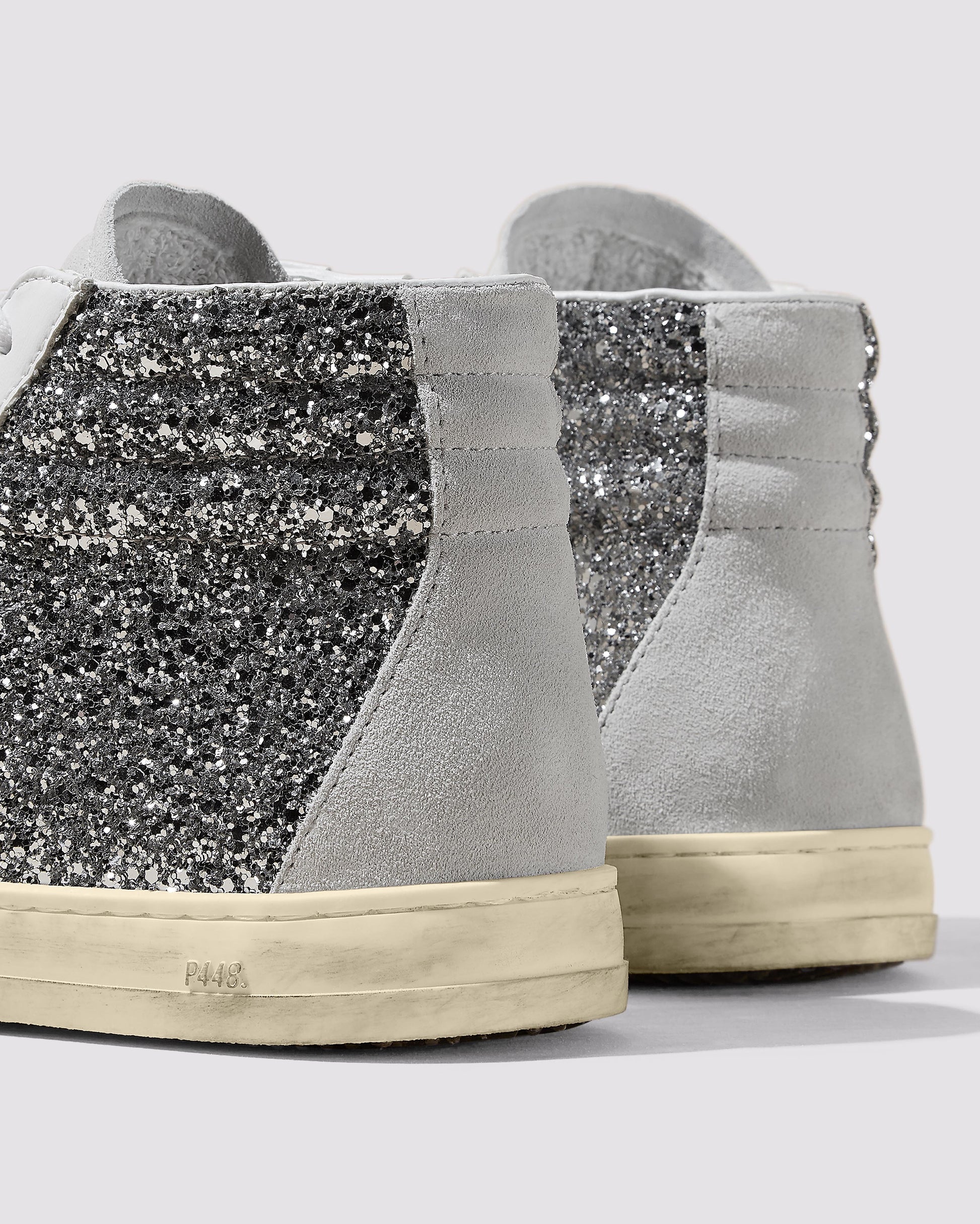 P448 Skate Recycled White/Silver Sneaker - Women