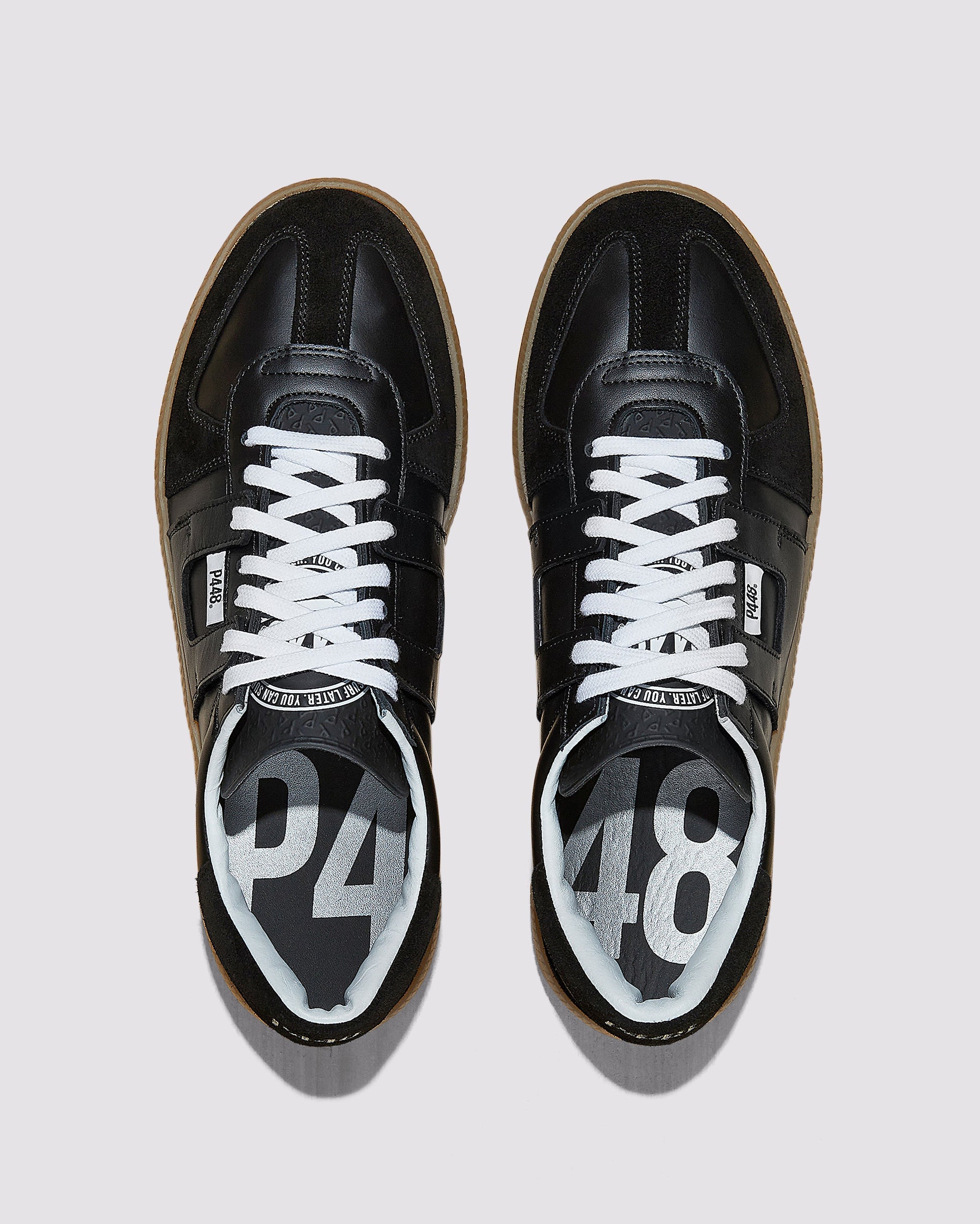 P448 F23MONZA-M BLK/GAZ Sneaker - Women|Men