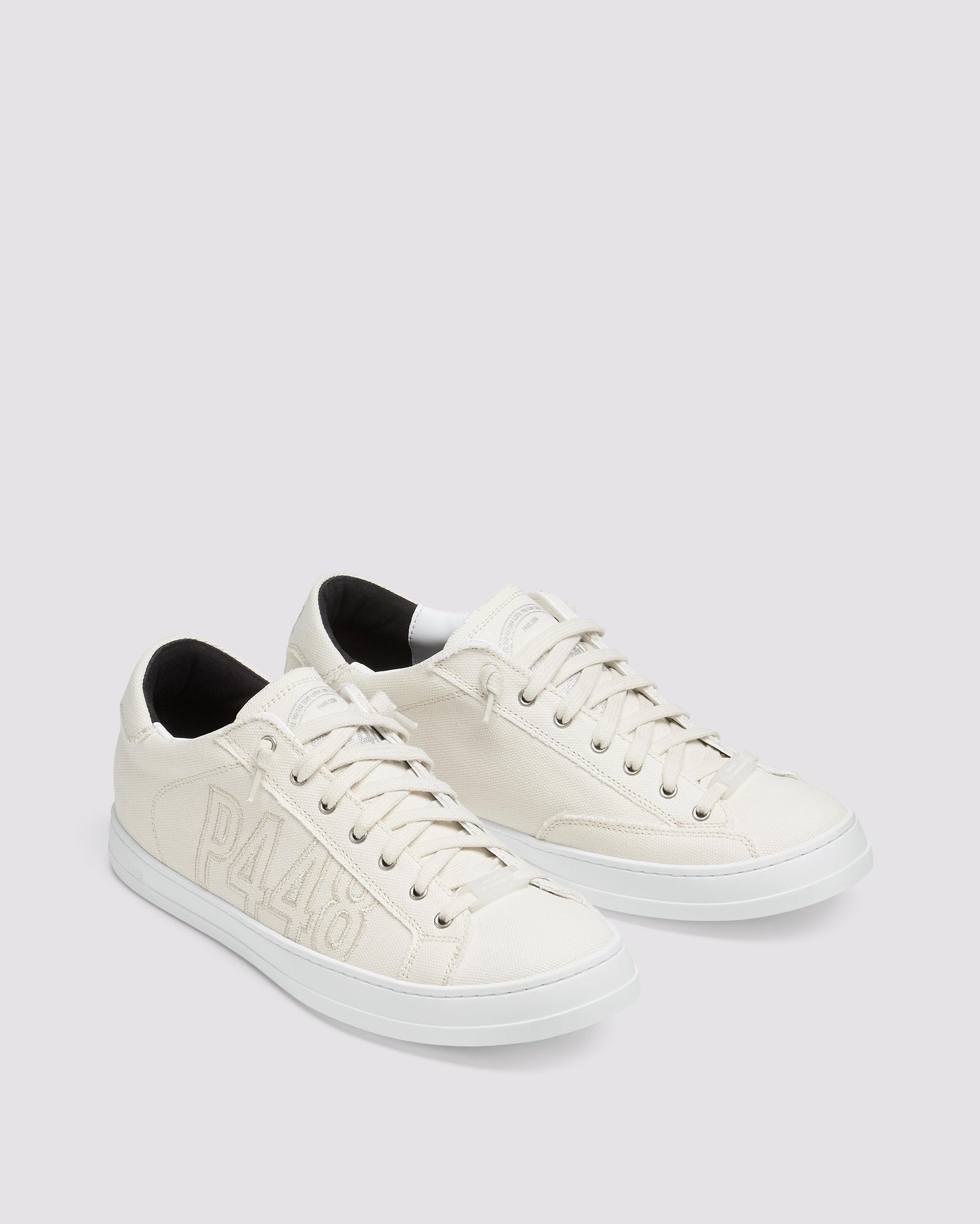 P448 John Cream Canvas Sneaker - Women