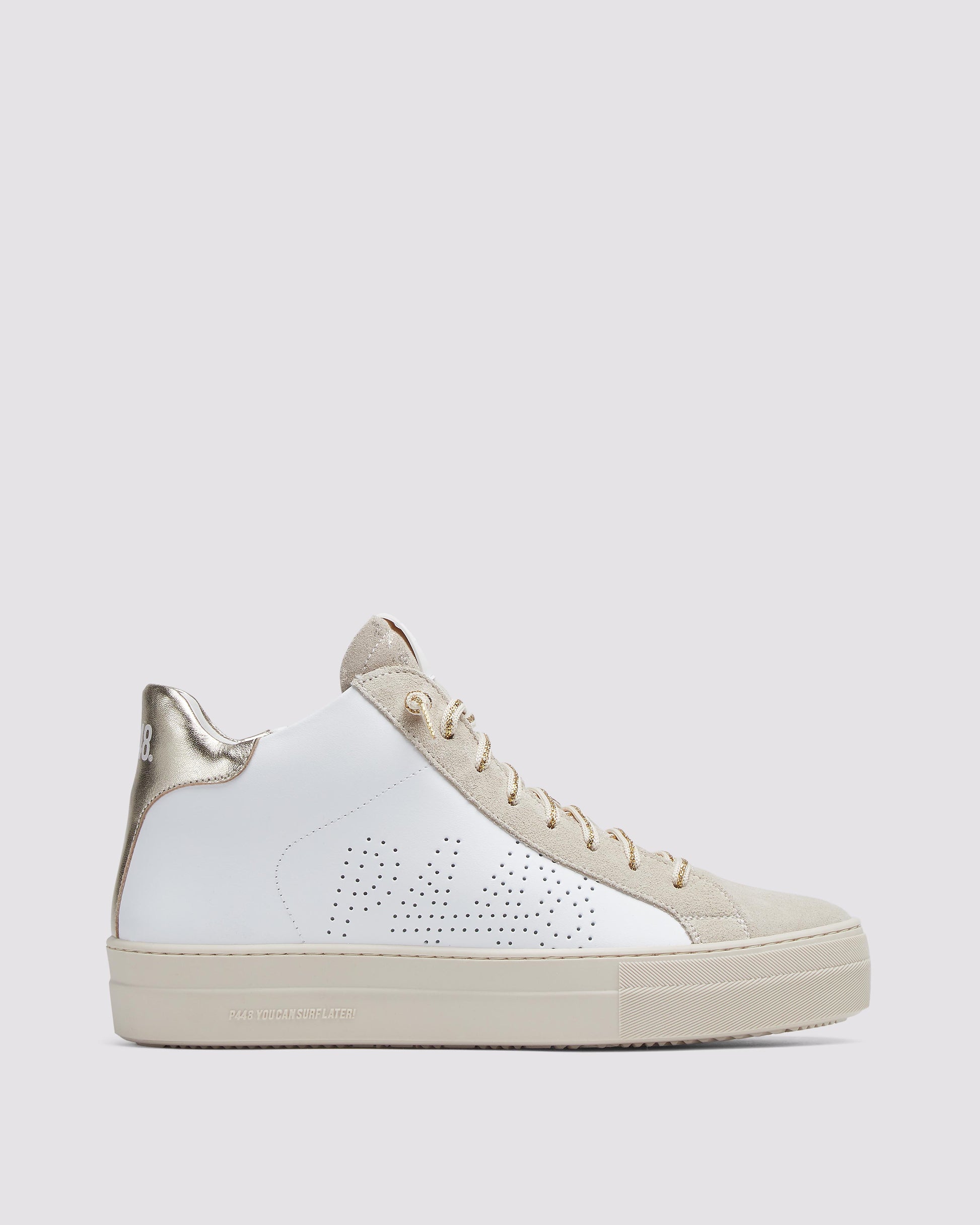 P448 Thea Mid Champagne Sneaker - Women
