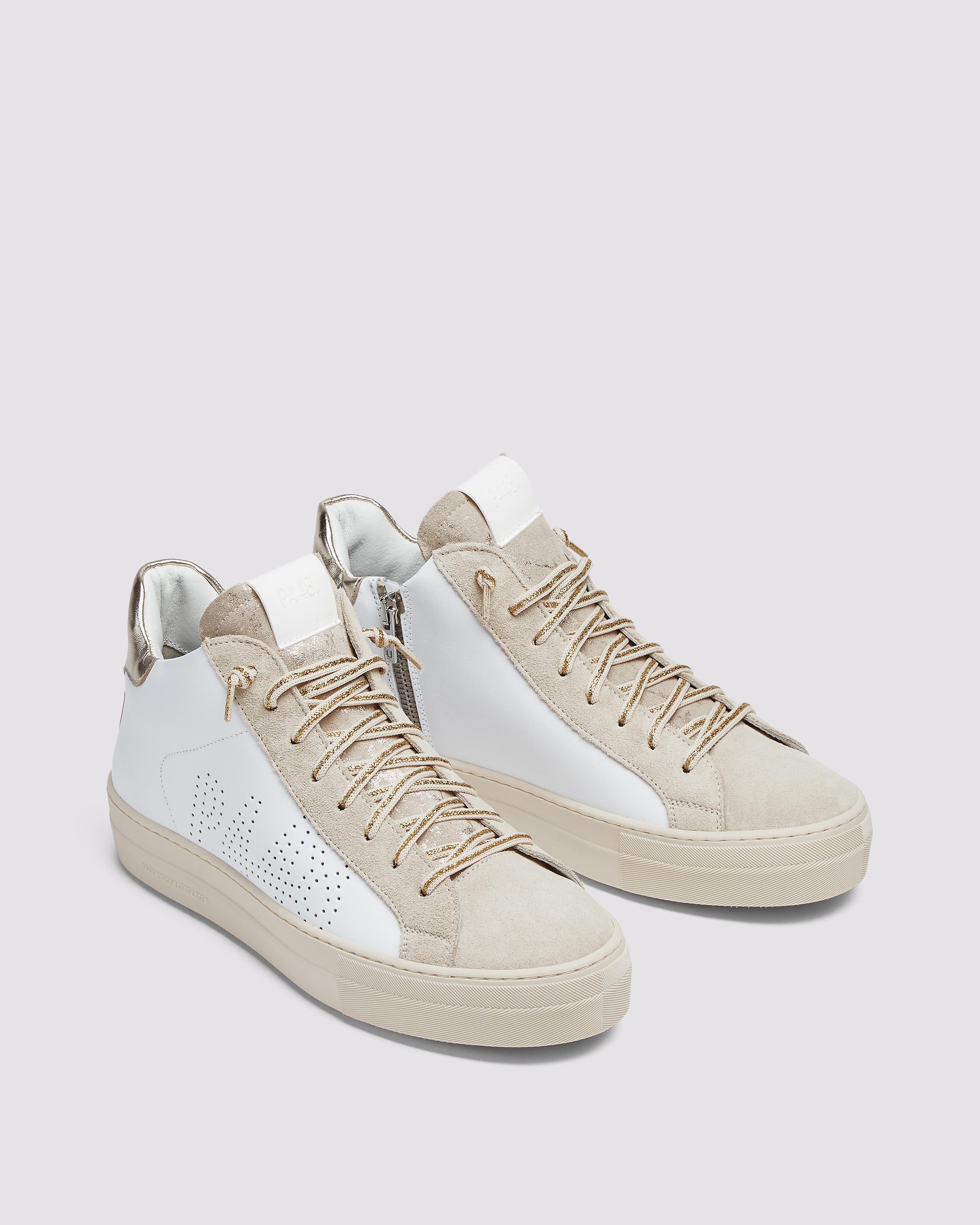 P448 Thea Mid Champagne Sneaker - Women