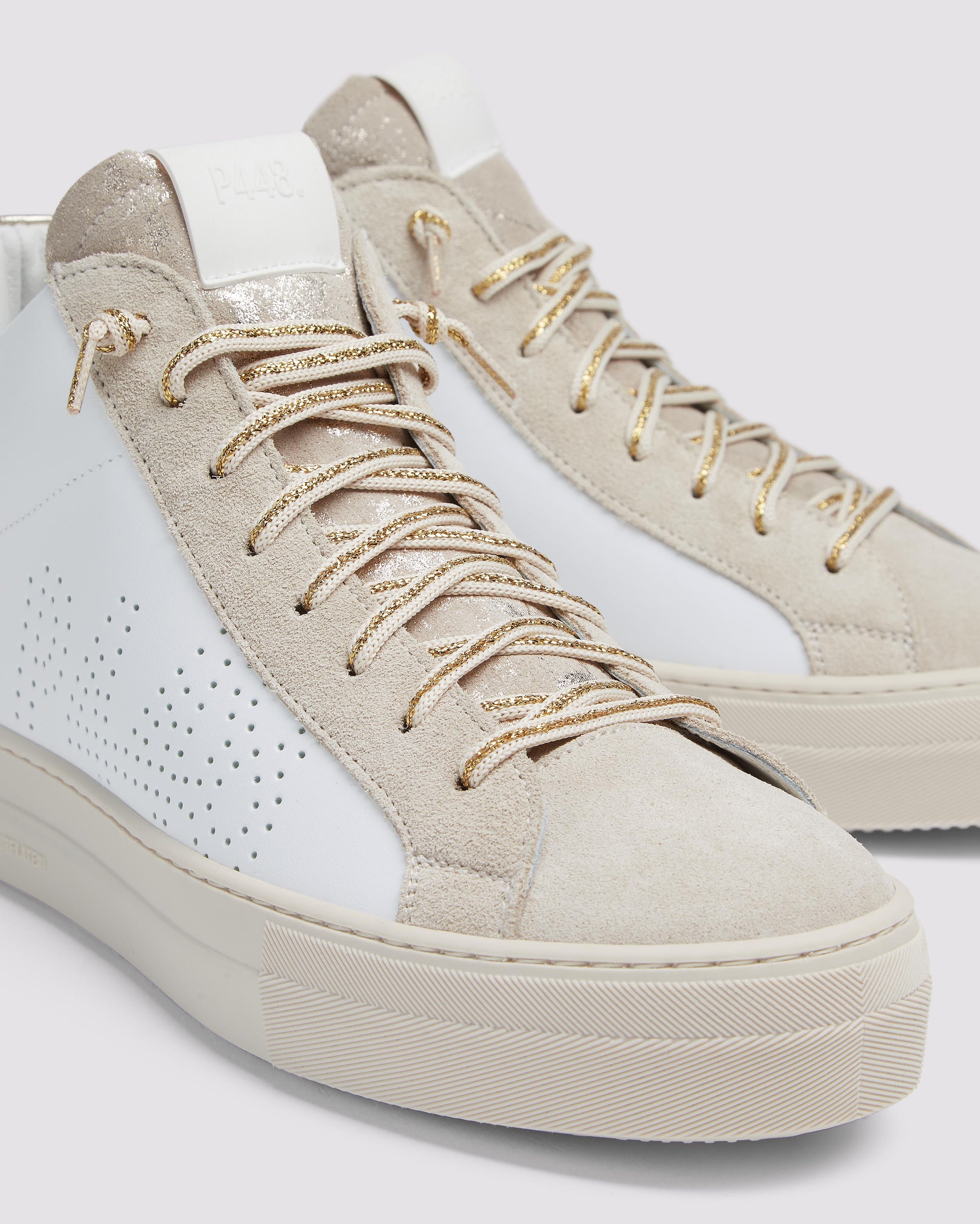 P448 Thea Mid Champagne Sneaker - Women