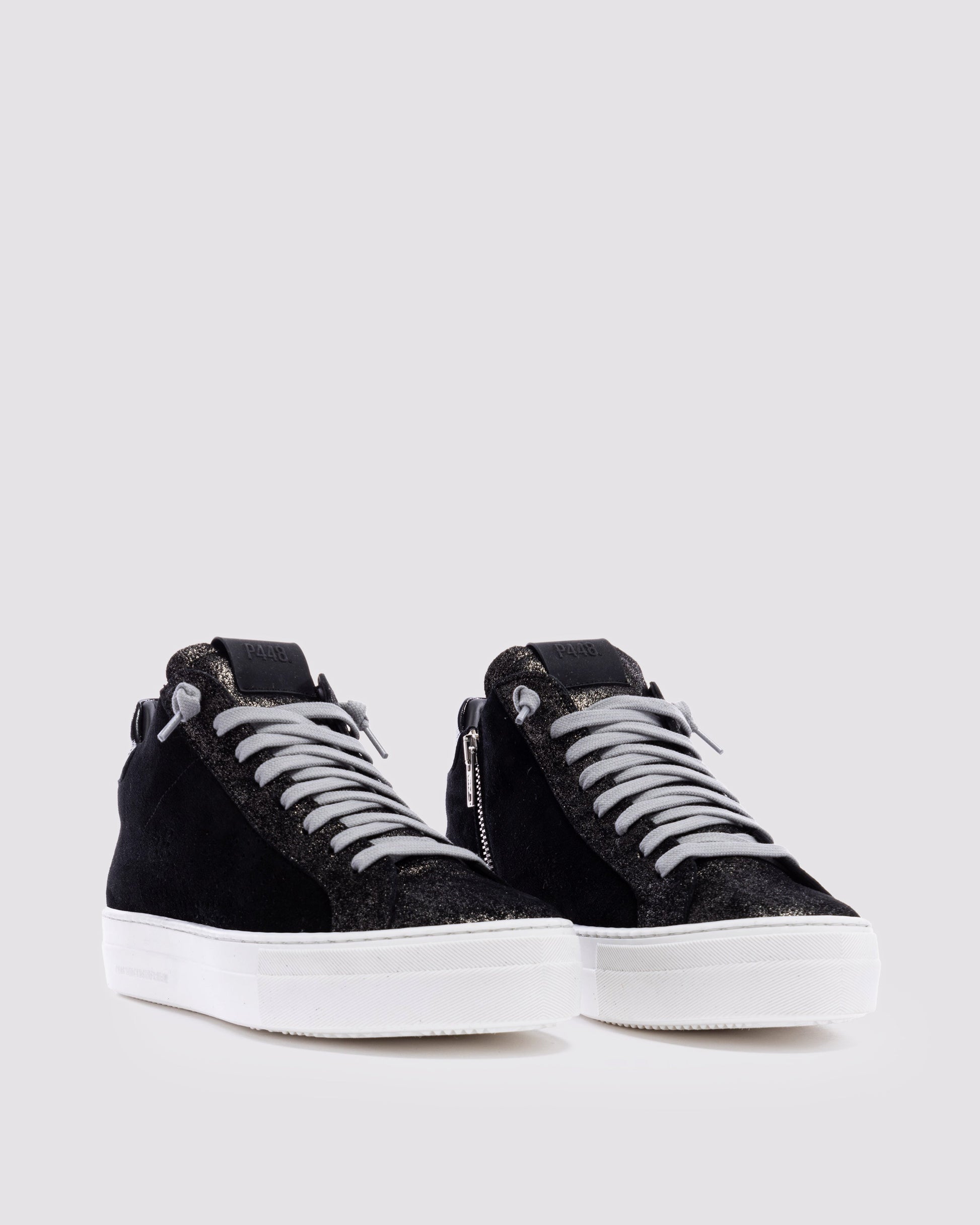 P448 Thea Mid Black/Dave Sneaker - Women