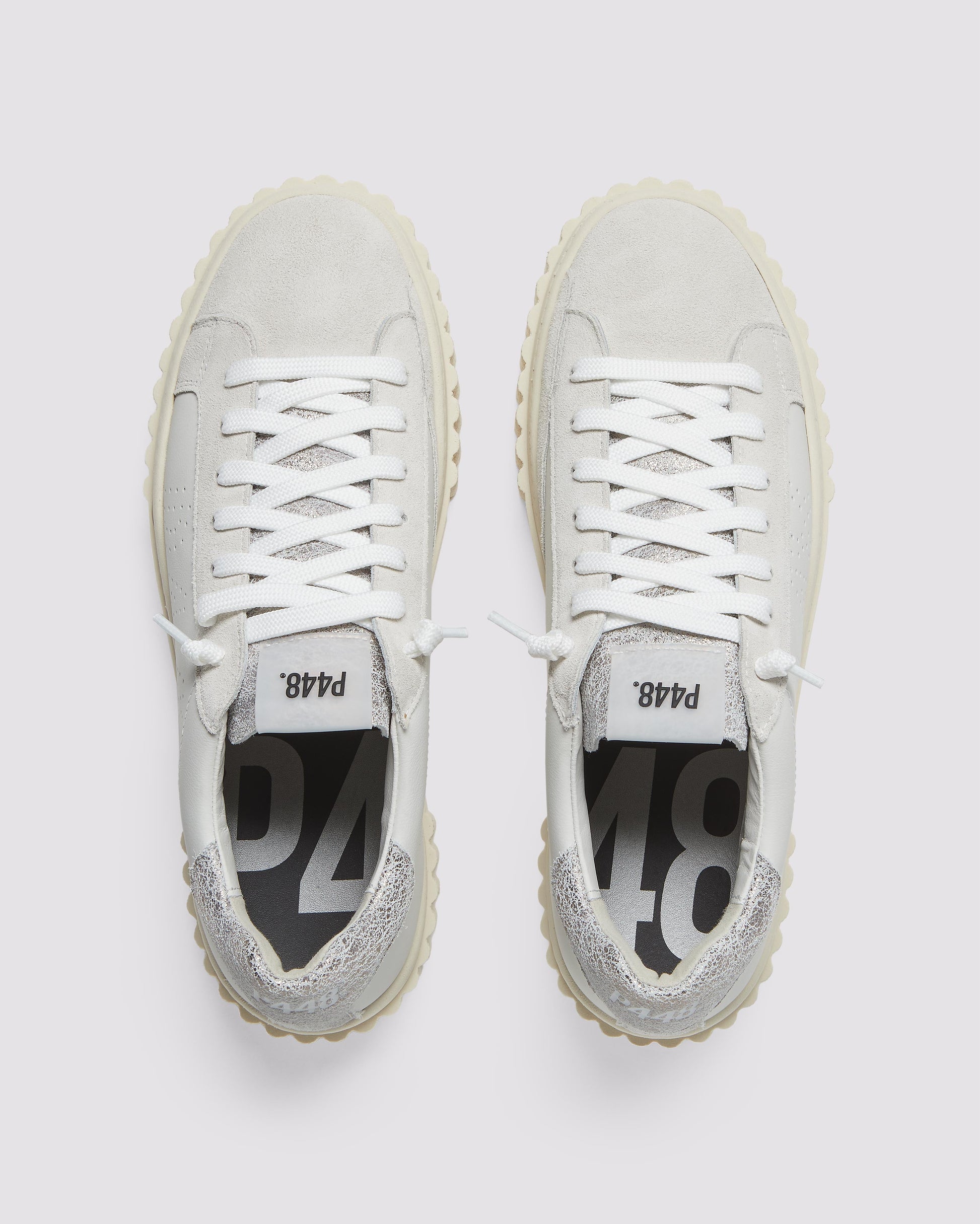 P448 Creeper Silver Dust Sneaker - Women