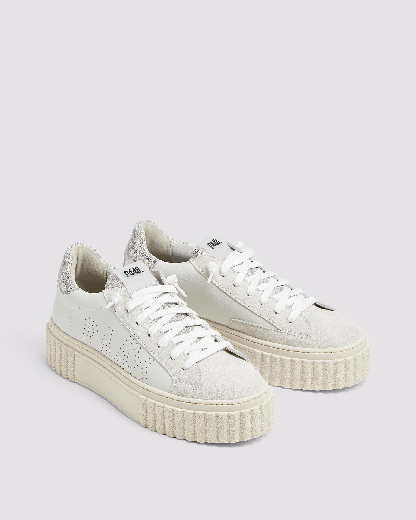 P448 Creeper Silver Dust Sneaker - Women