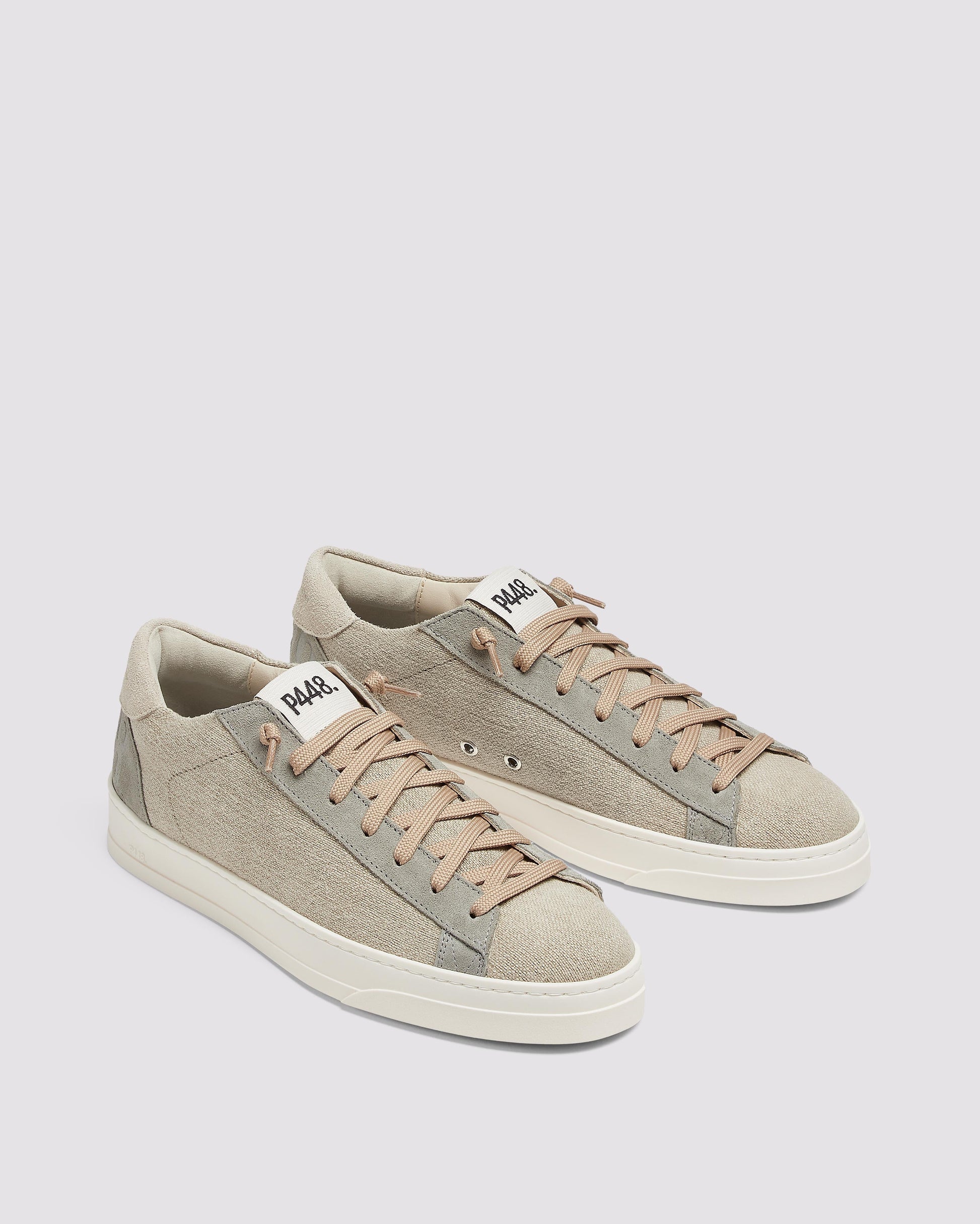 P448 Jack Neutral Canvas Sneaker - Men