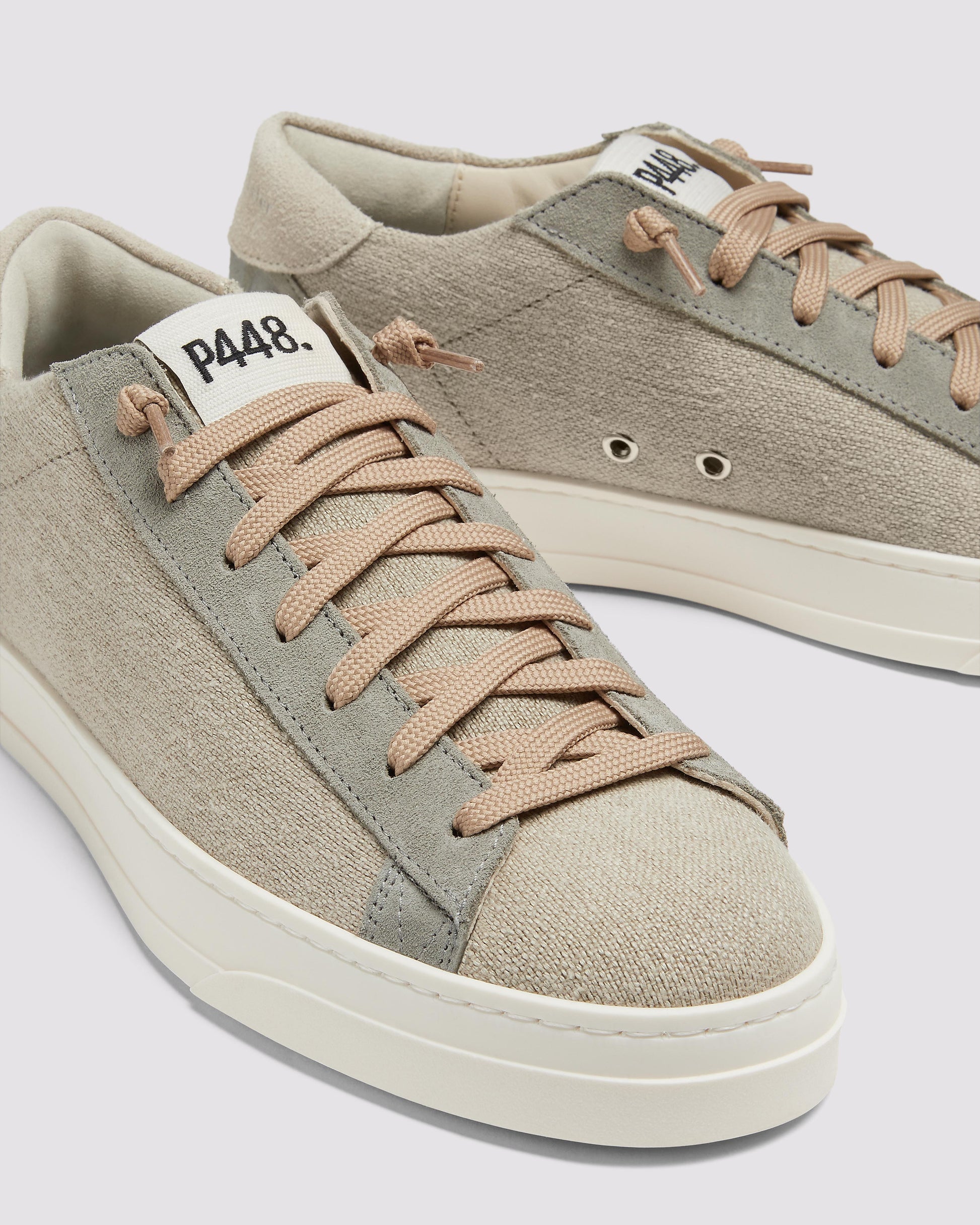 P448 Jack Neutral Canvas Sneaker - Men