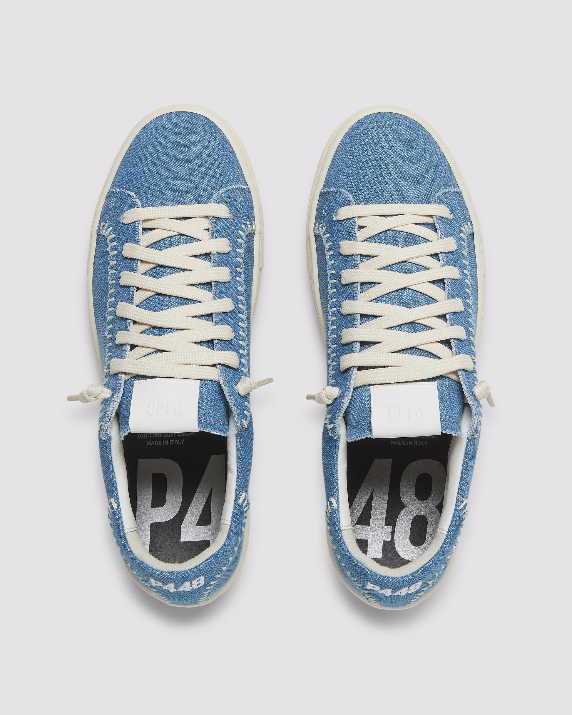 P448 Thea Denim Stitch Sneaker - Women