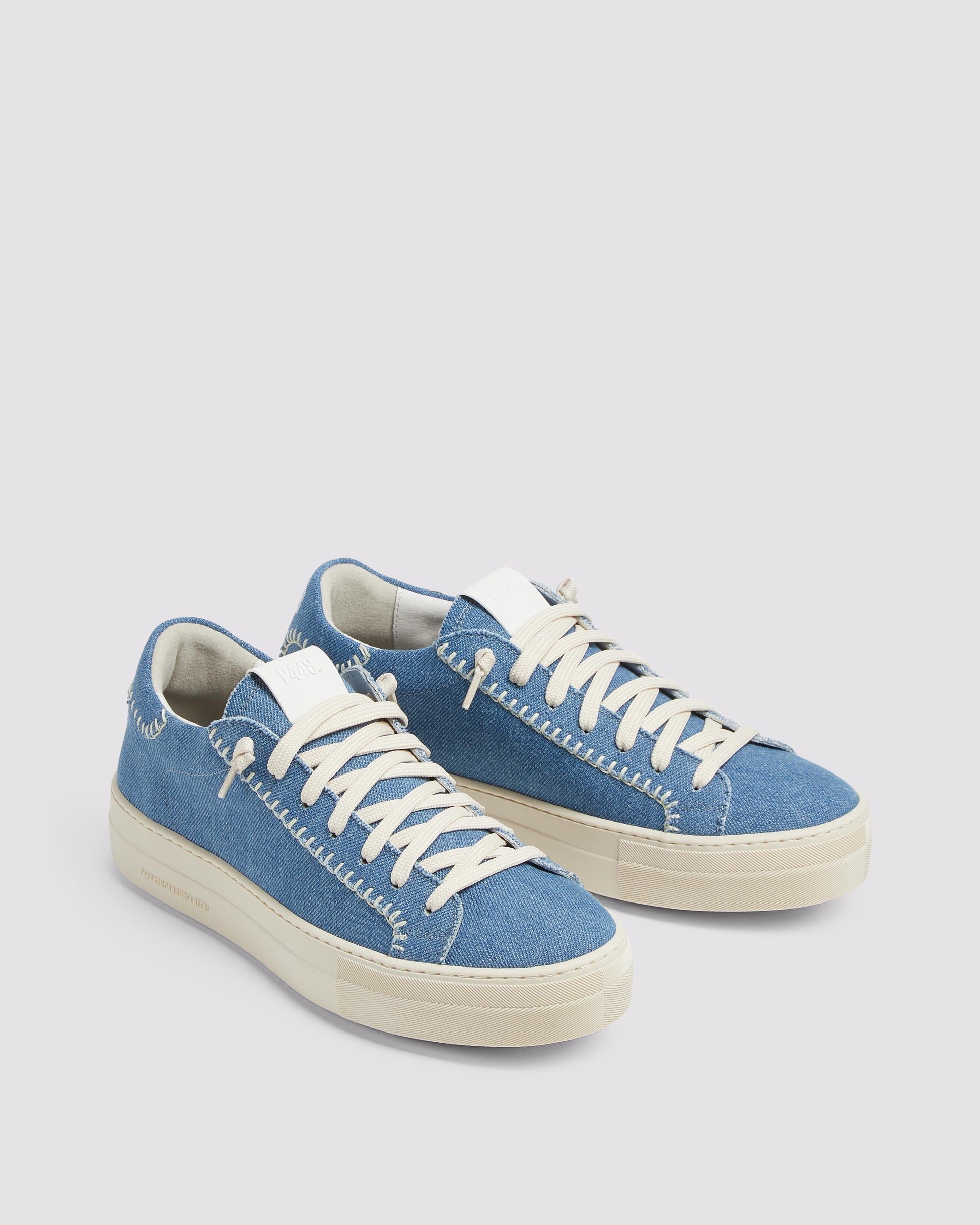 P448 Thea Denim Stitch Sneaker - Women