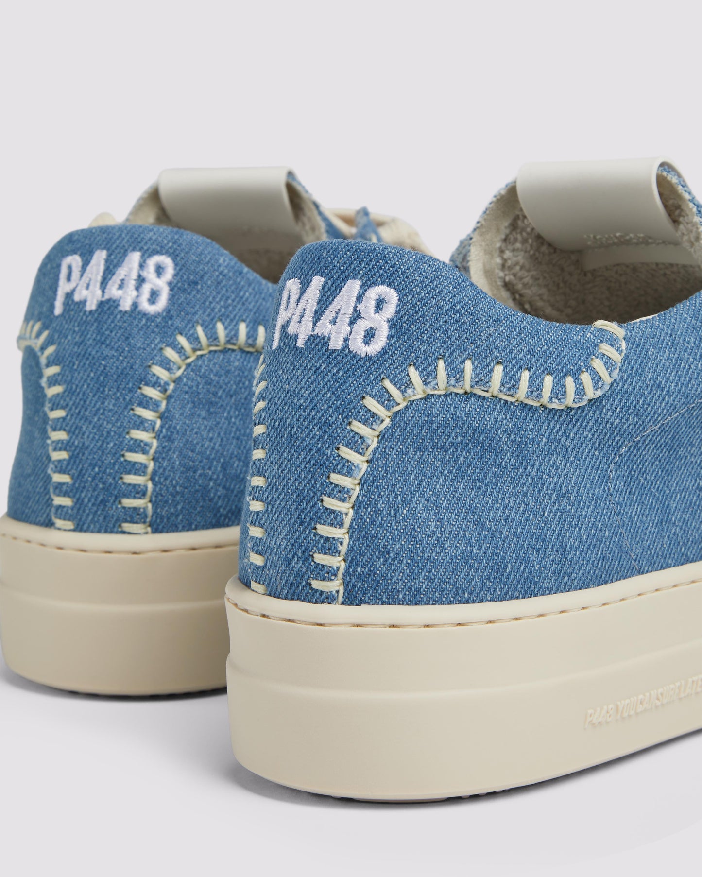 P448 Thea Denim Stitch Sneaker - Women
