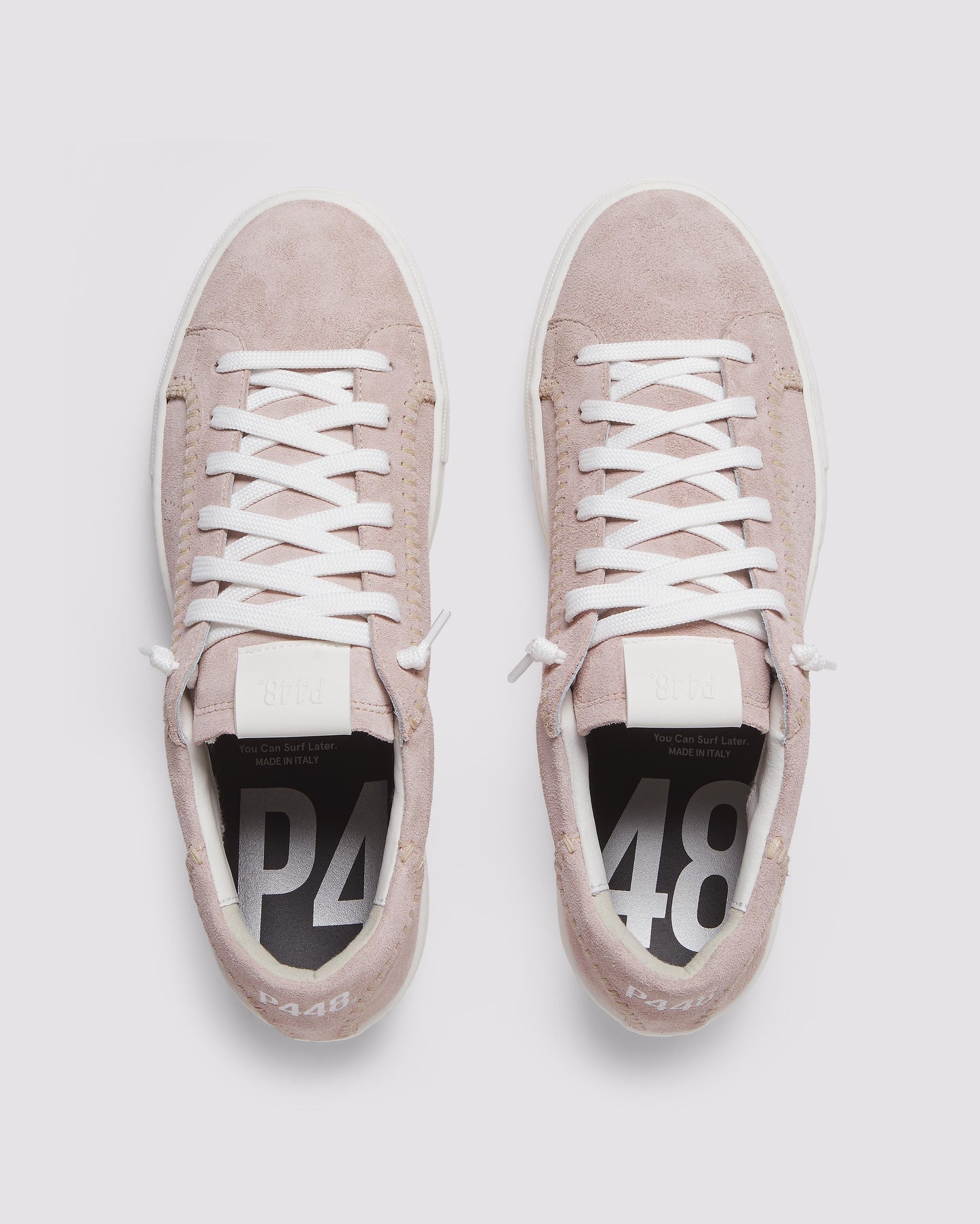P448 Thea Pink Stitch Sneaker - Women