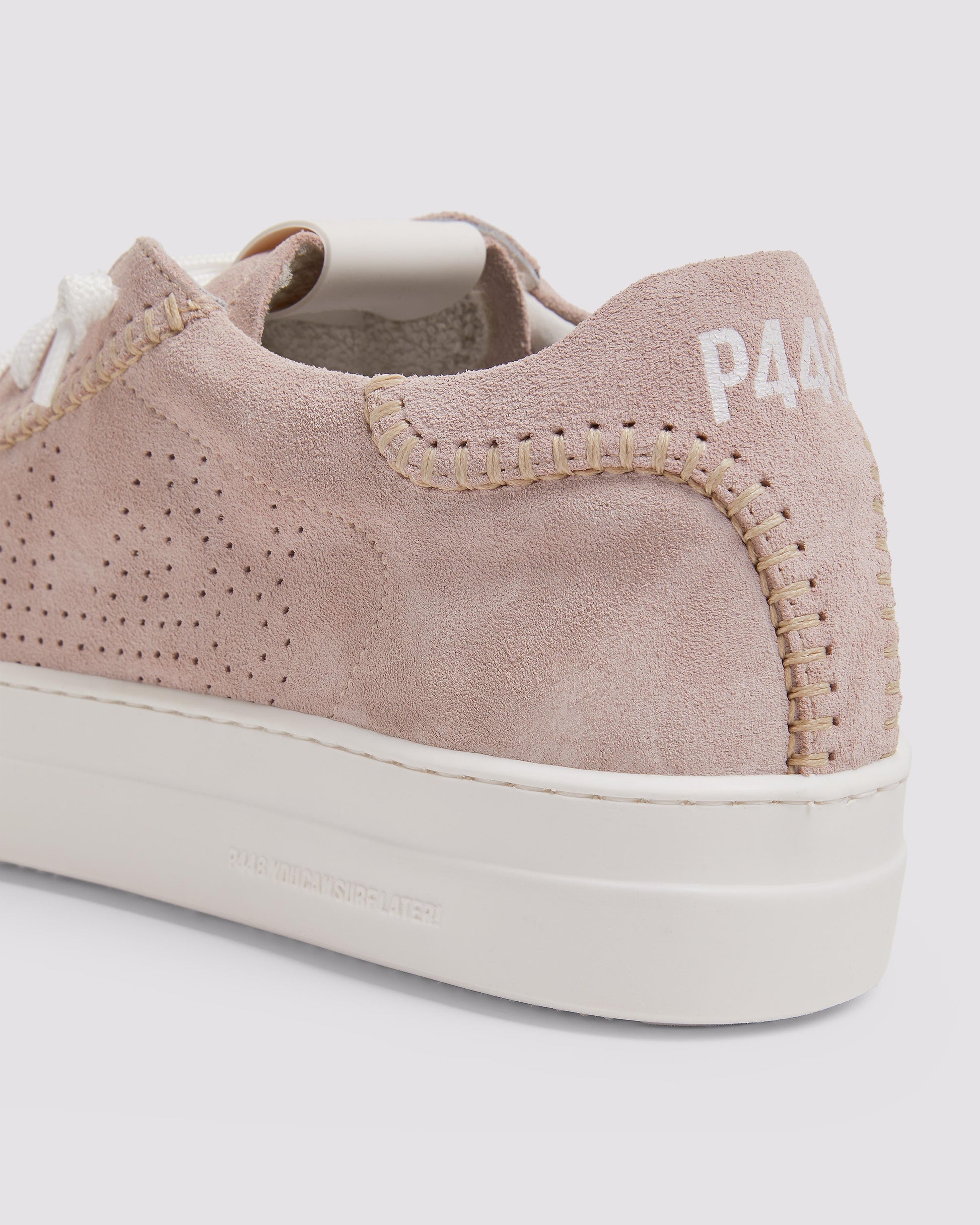 P448 Thea Pink Stitch Sneaker - Women