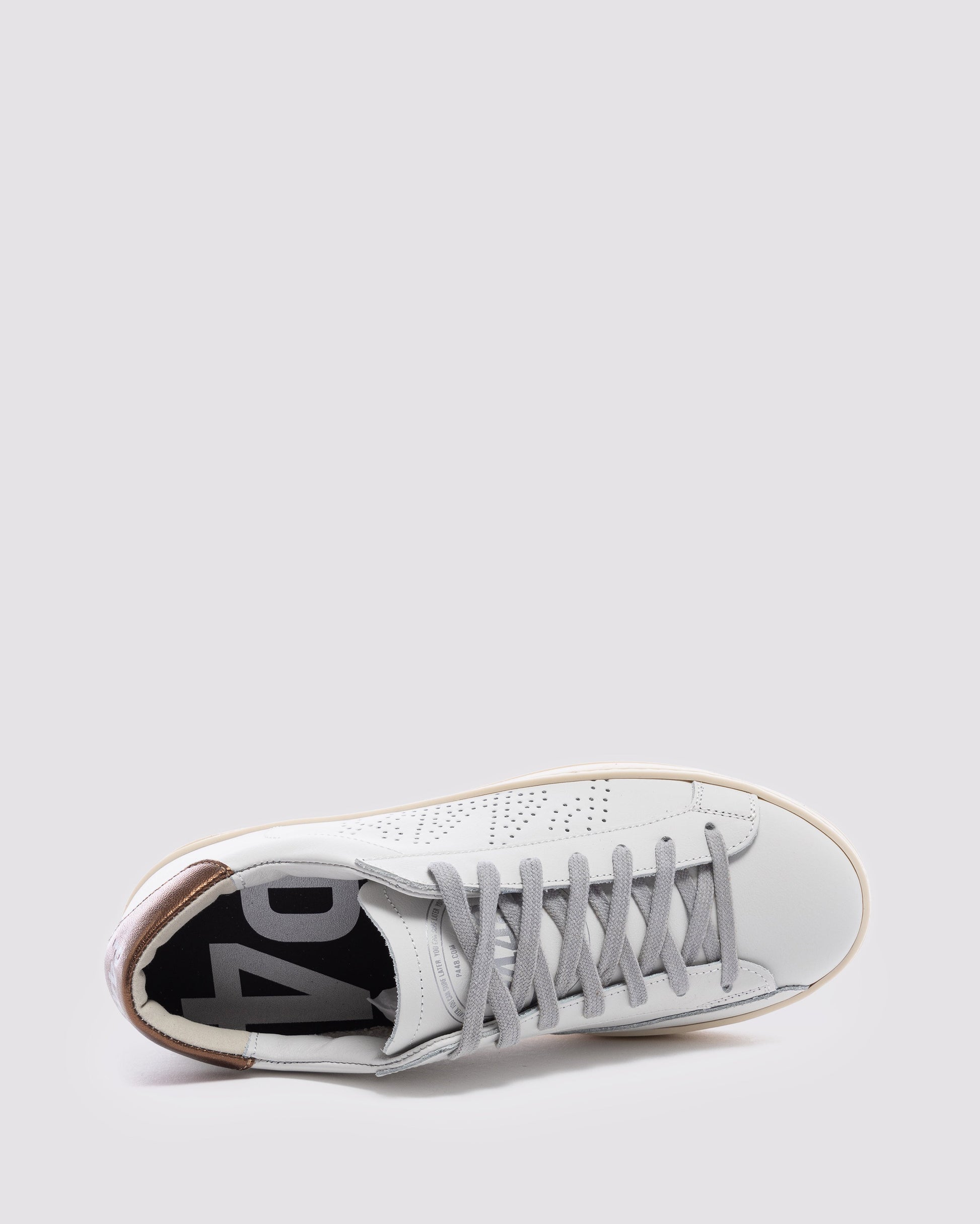 P448 John White/Bronze Sneaker - Women