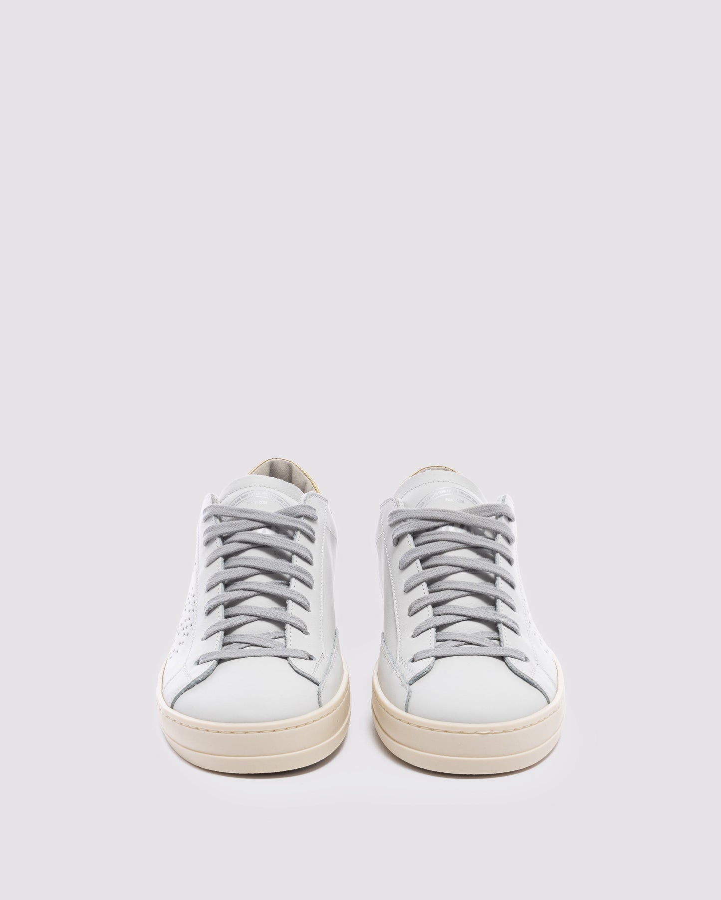 P448 John White/Gold Sneaker - Women