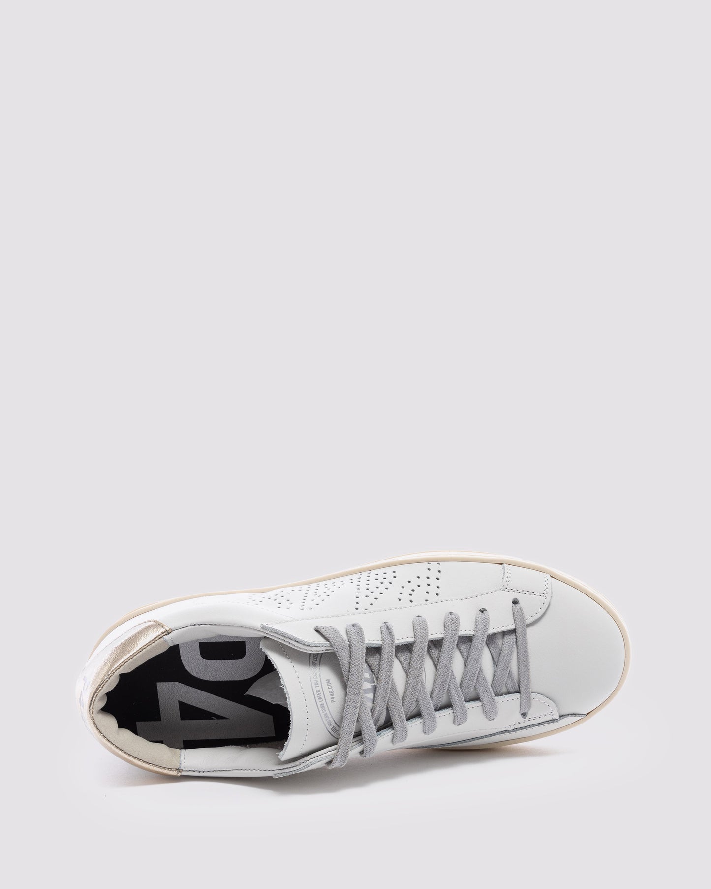 P448 John White/Platinum Sneaker - Women