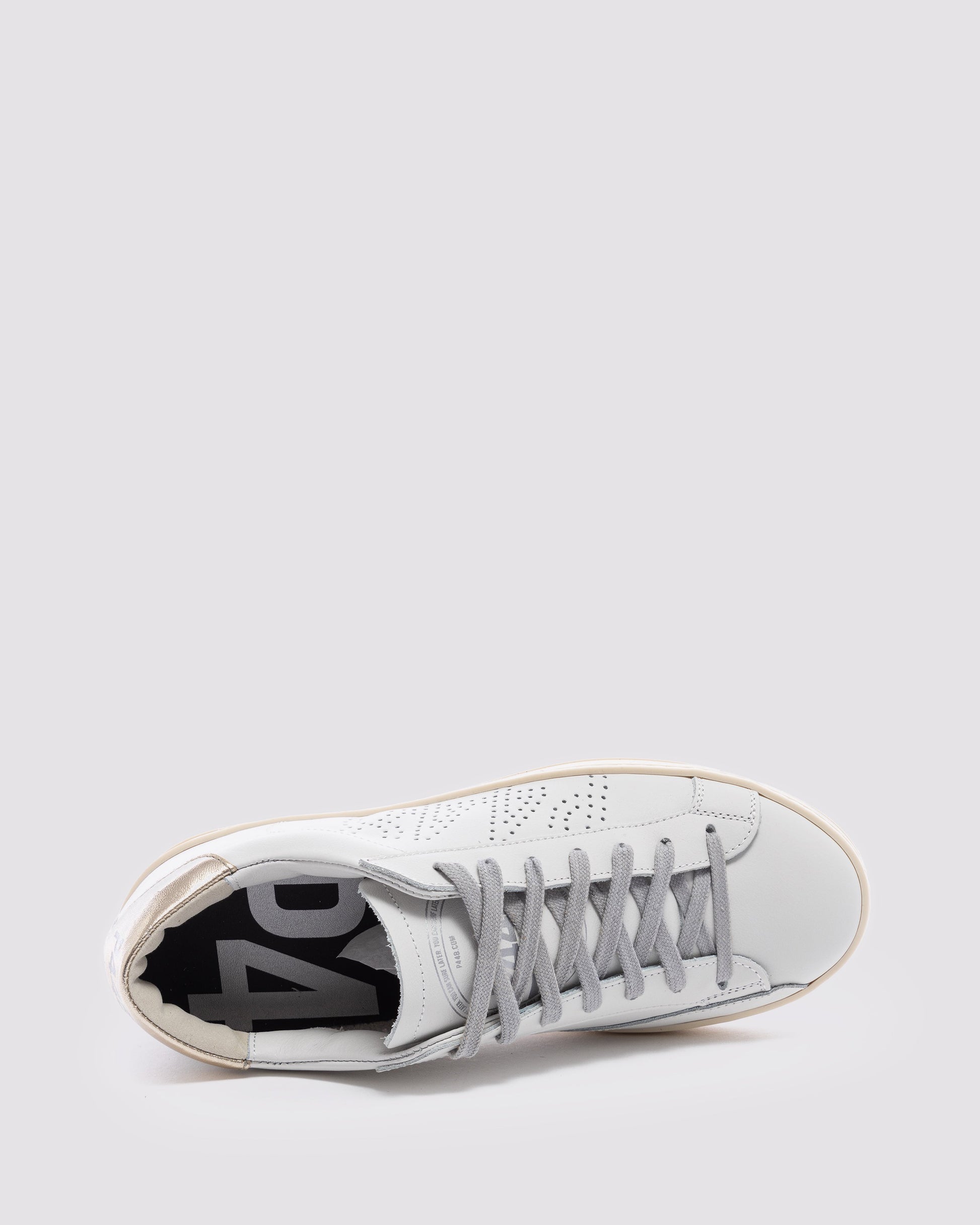 P448 John White/Platinum Sneaker - Women